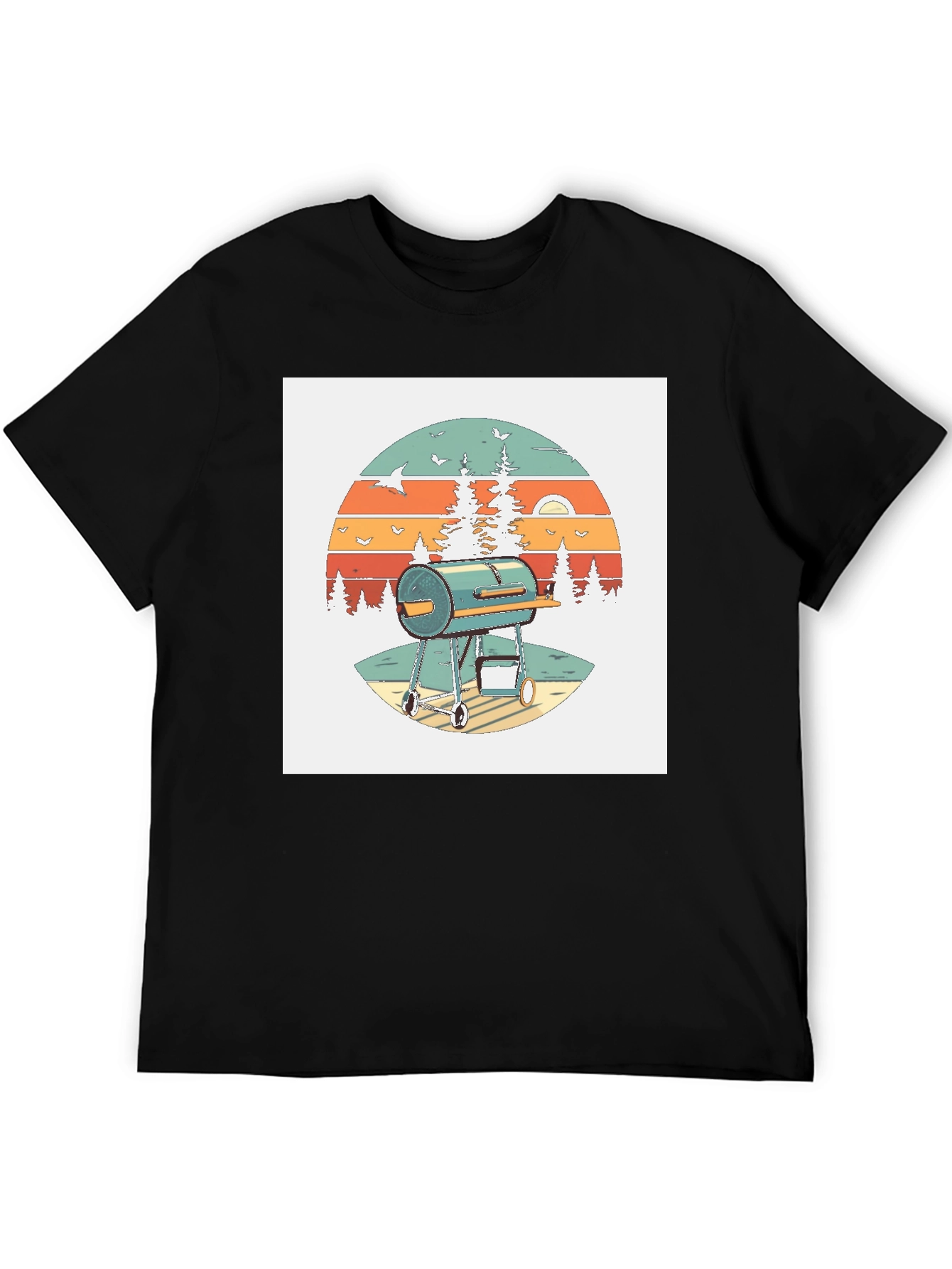 Retro BBQ Grill T-Shirt
