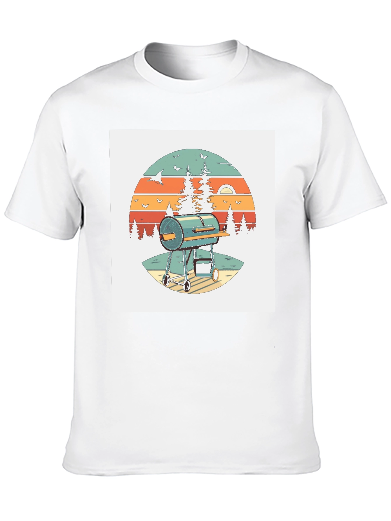 Retro BBQ Grill T-Shirt