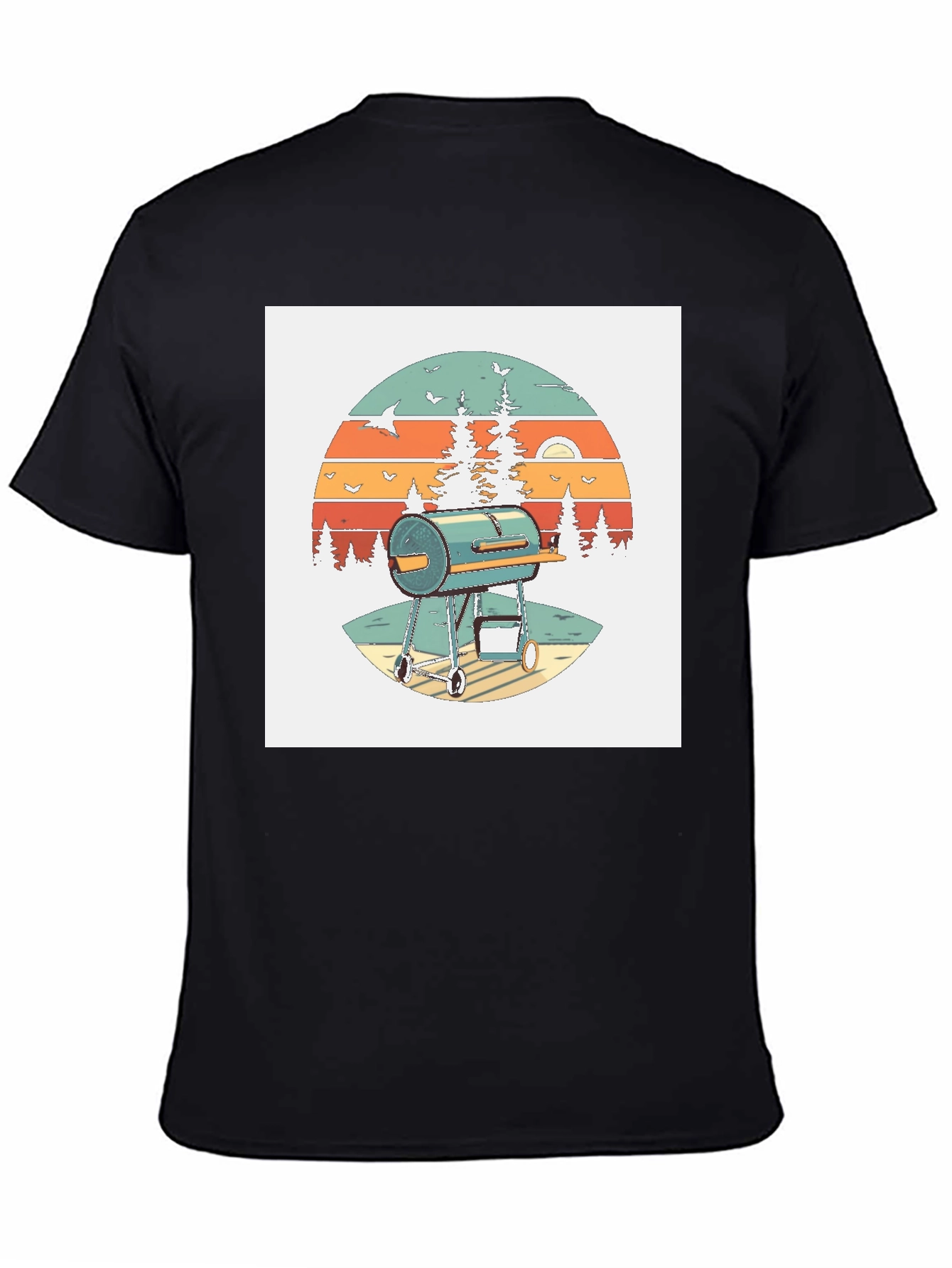 Retro BBQ Grill T-Shirt