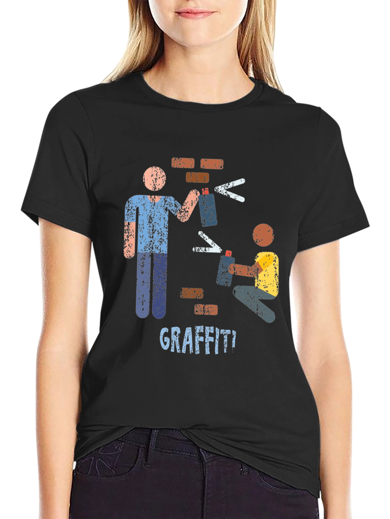Graffiti Artist Graphic T-Shirt Urban Art Tee