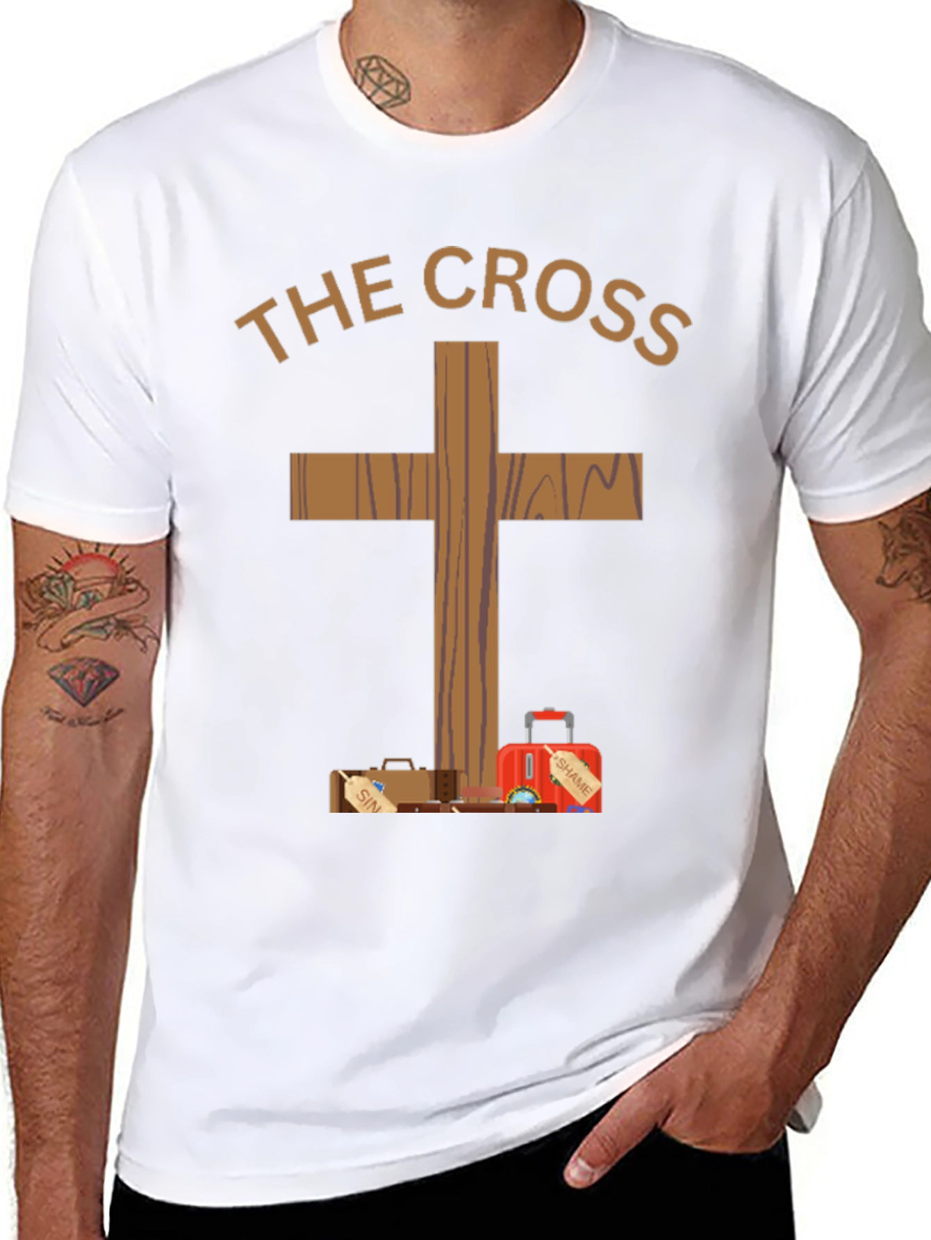 The Cross Graphic T-Shirt - Faith & Forgiveness