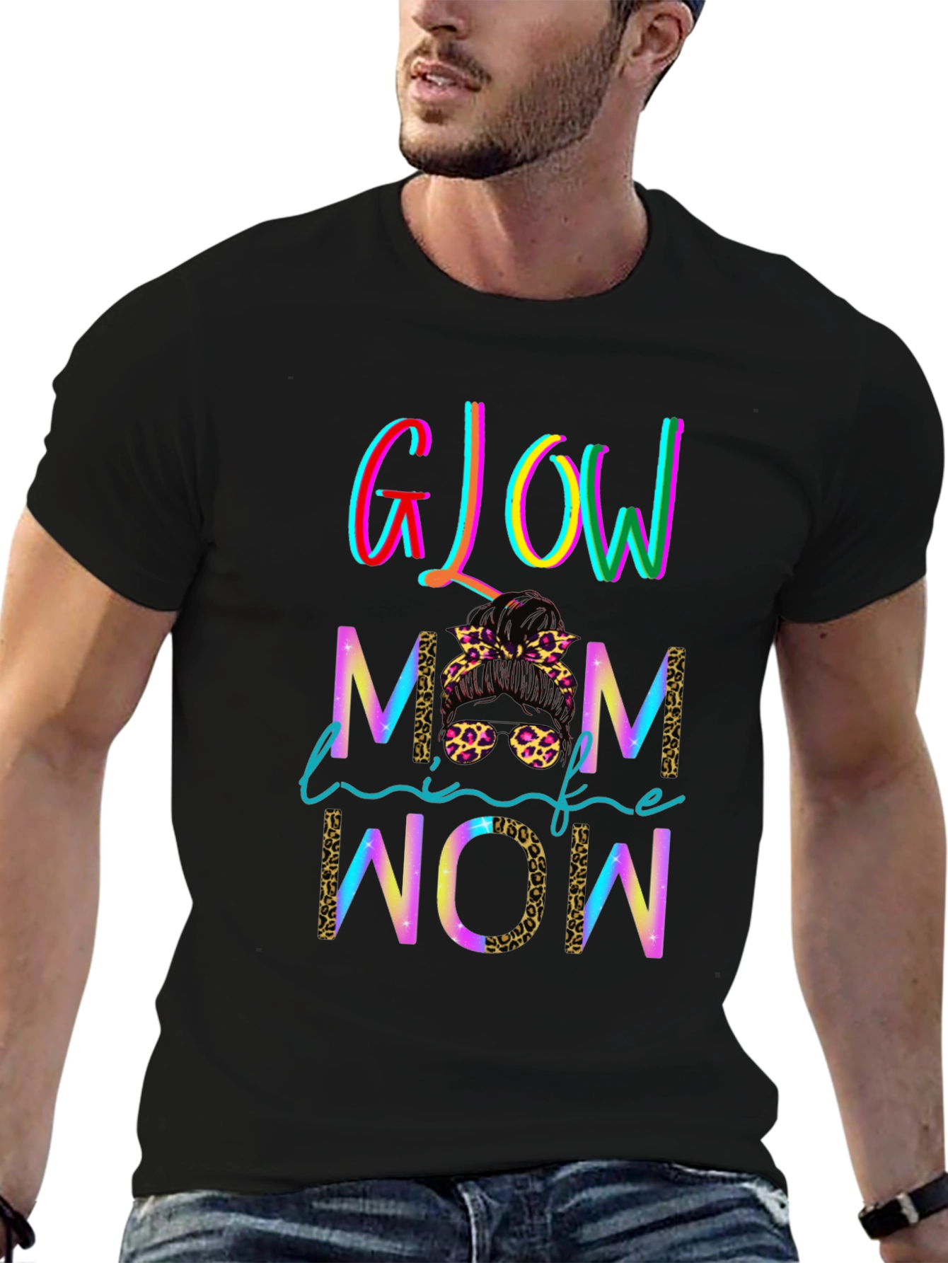 Glow Mom Life Wow T-Shirt