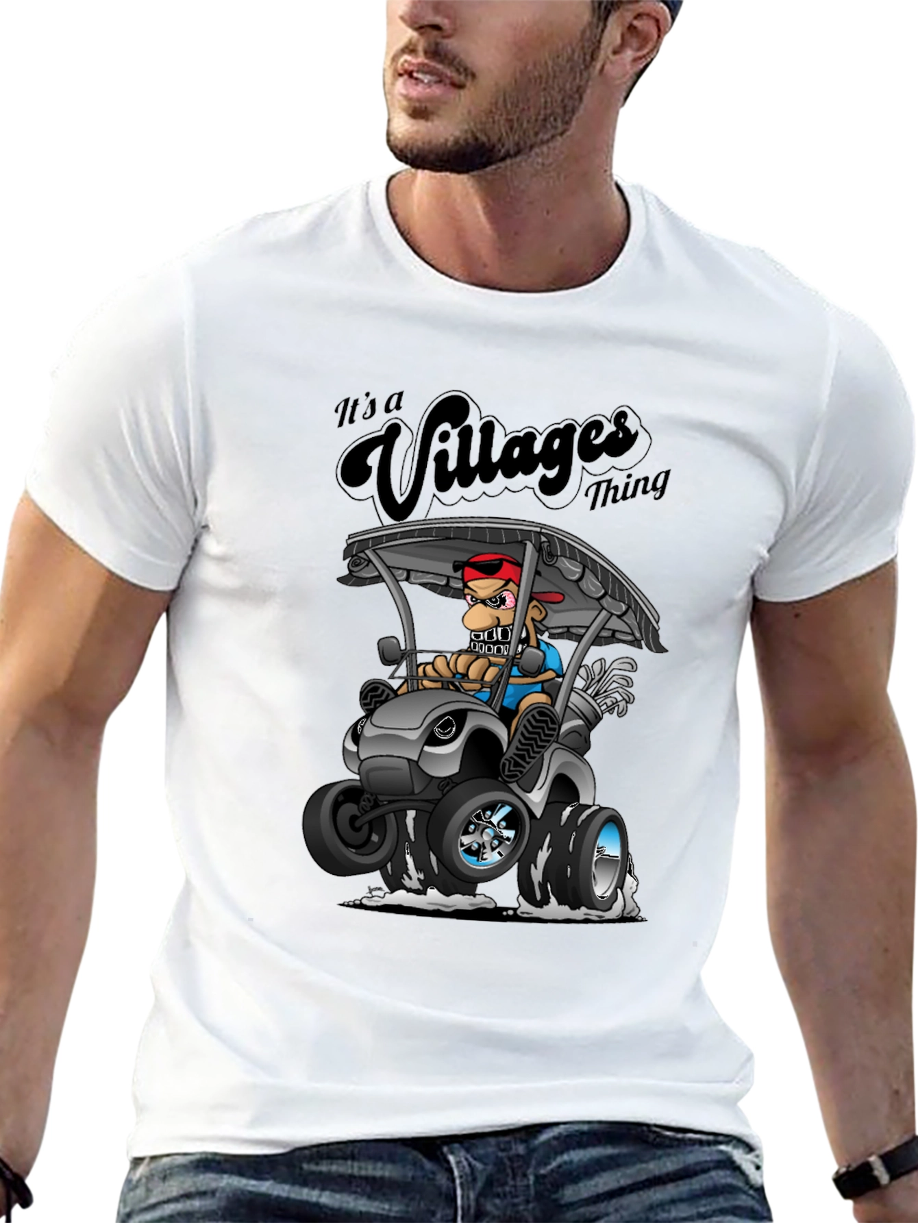 Its a Villages Thing T-Shirt - Cartoon Golf Cart