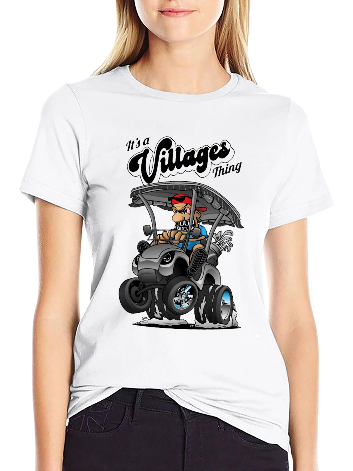 Its a Villages Thing T-Shirt - Cartoon Golf Cart