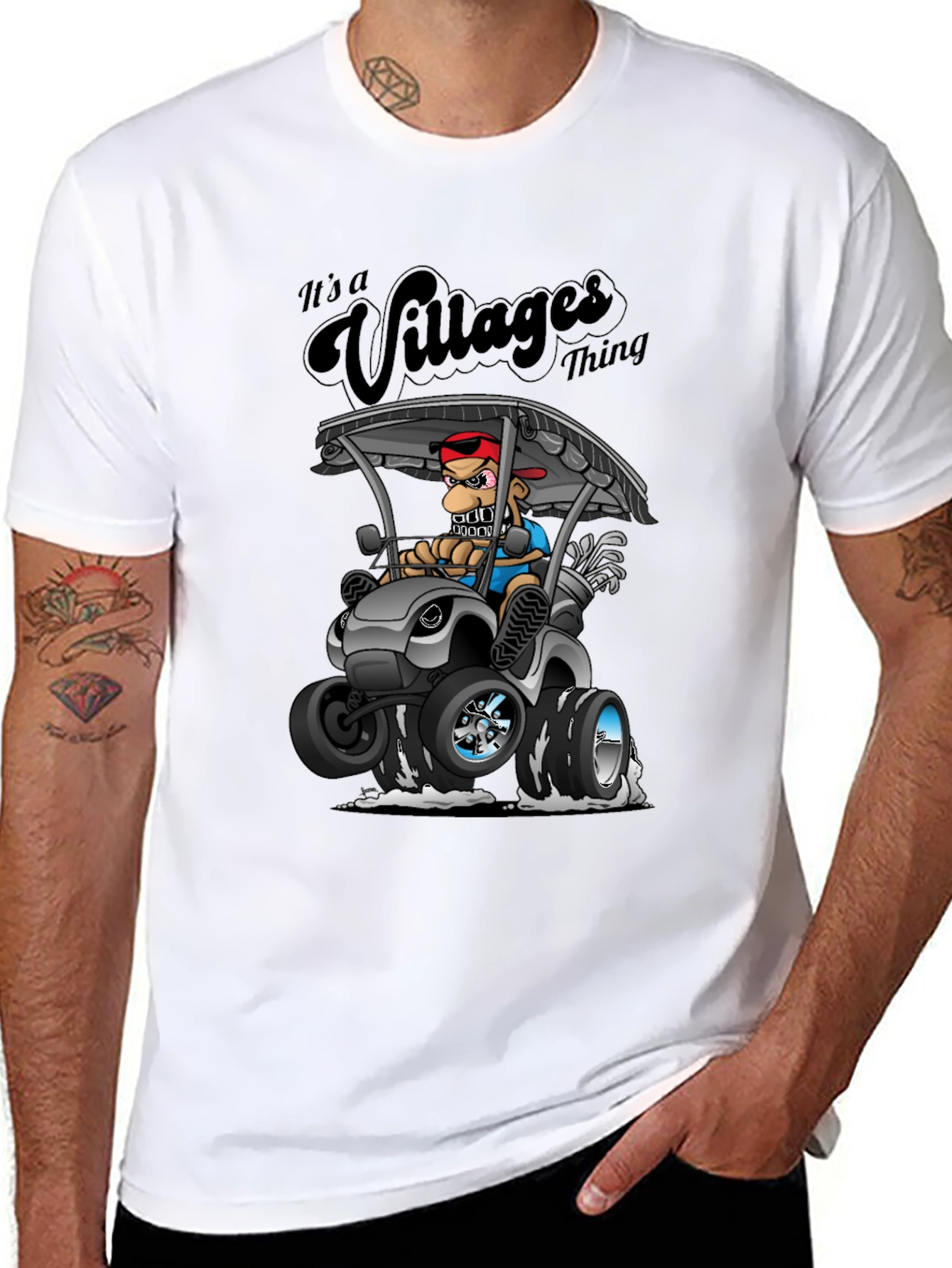 Its a Villages Thing T-Shirt - Cartoon Golf Cart