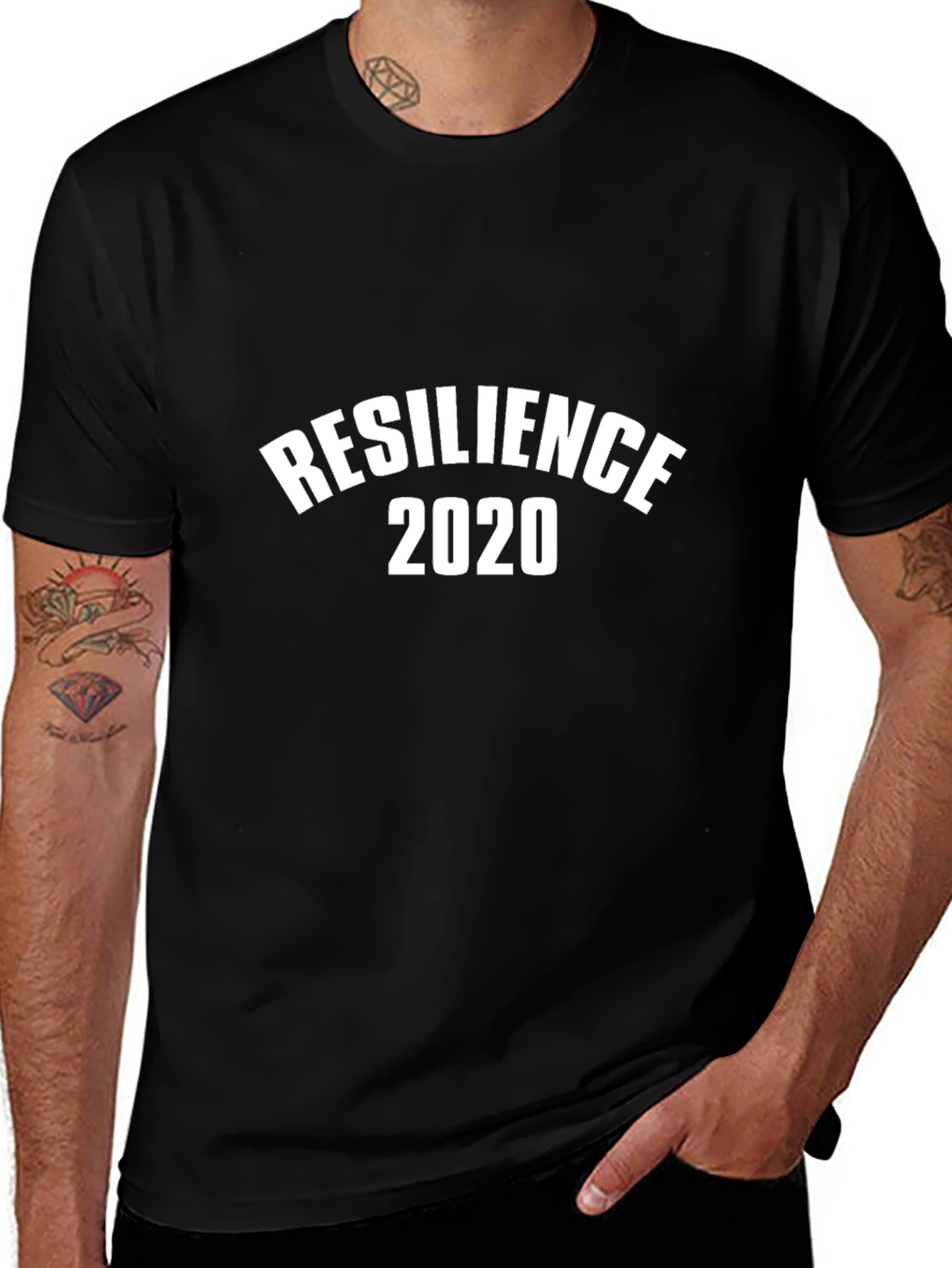 Resilience 2020 Black T-Shirt