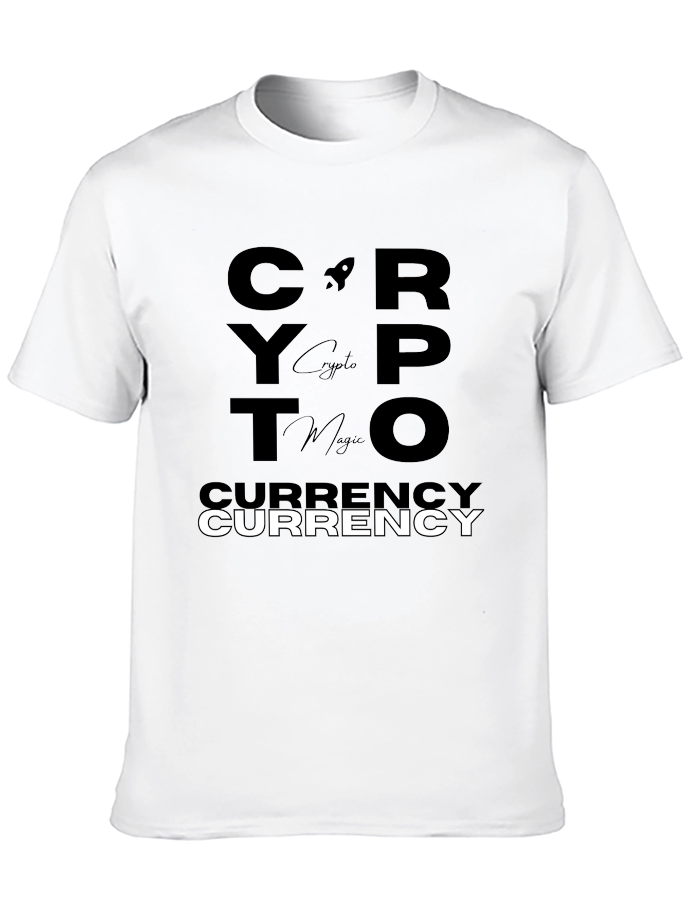 Crypto Currency T-Shirt - Black