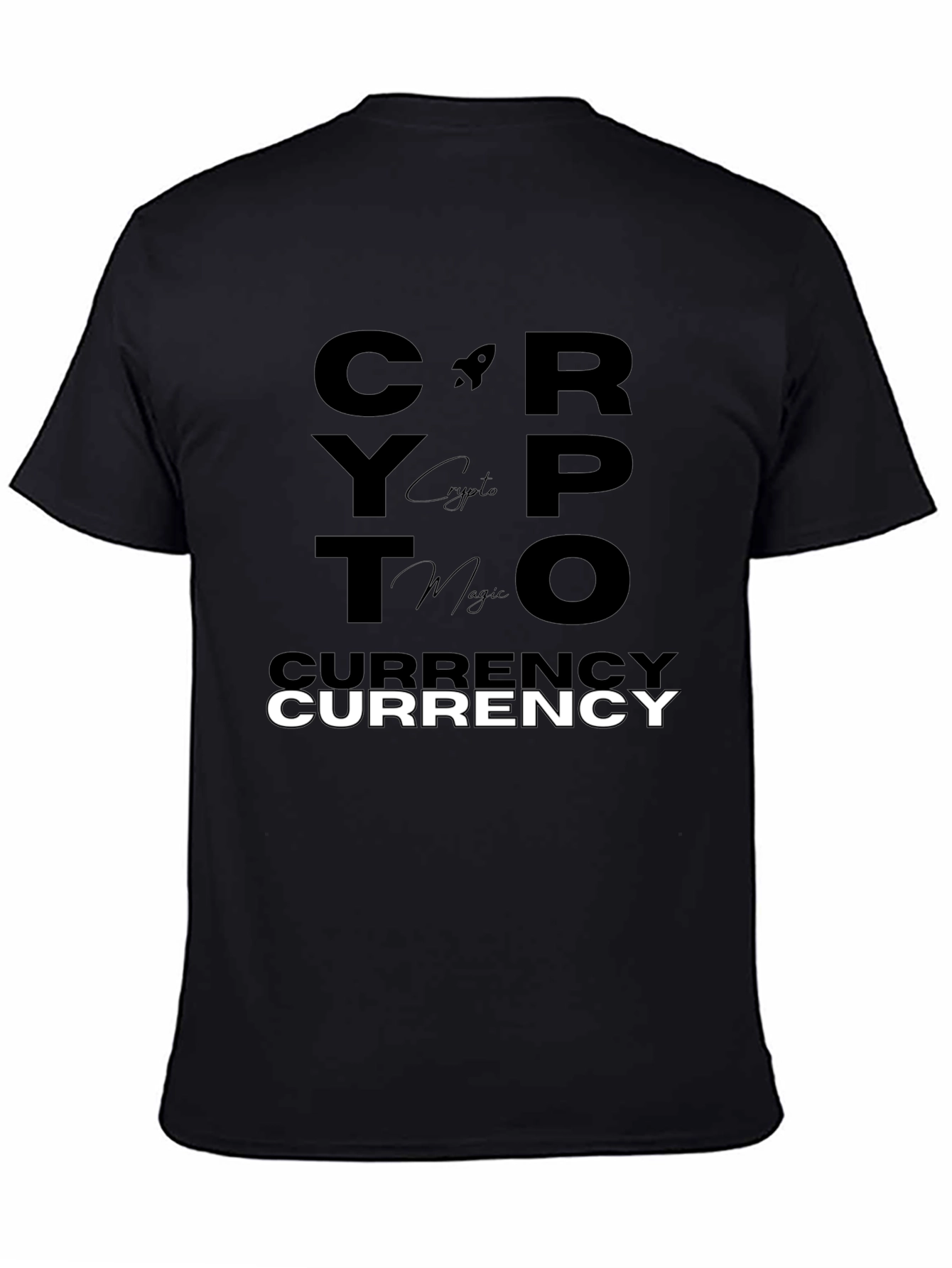 Crypto Currency T-Shirt - Black