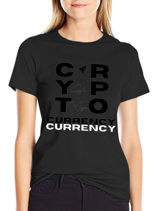 Crypto Currency T-Shirt - Black