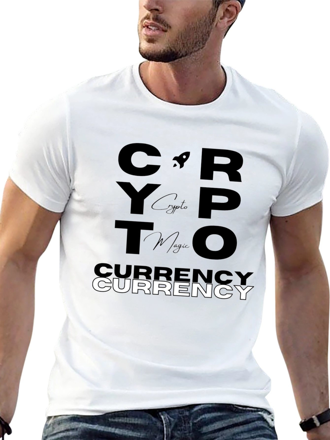 Crypto Currency T-Shirt - Black