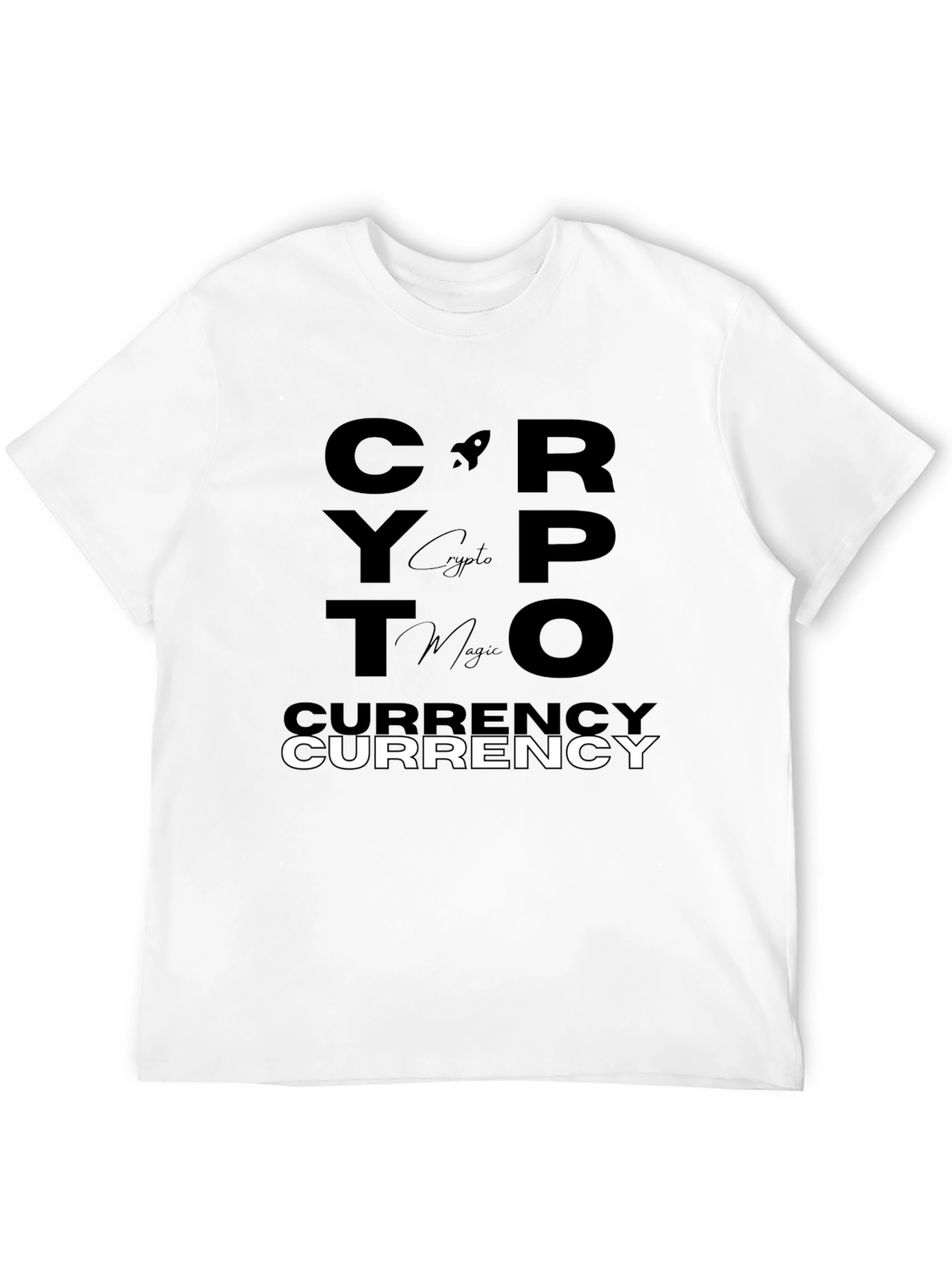 Crypto Currency T-Shirt - Black