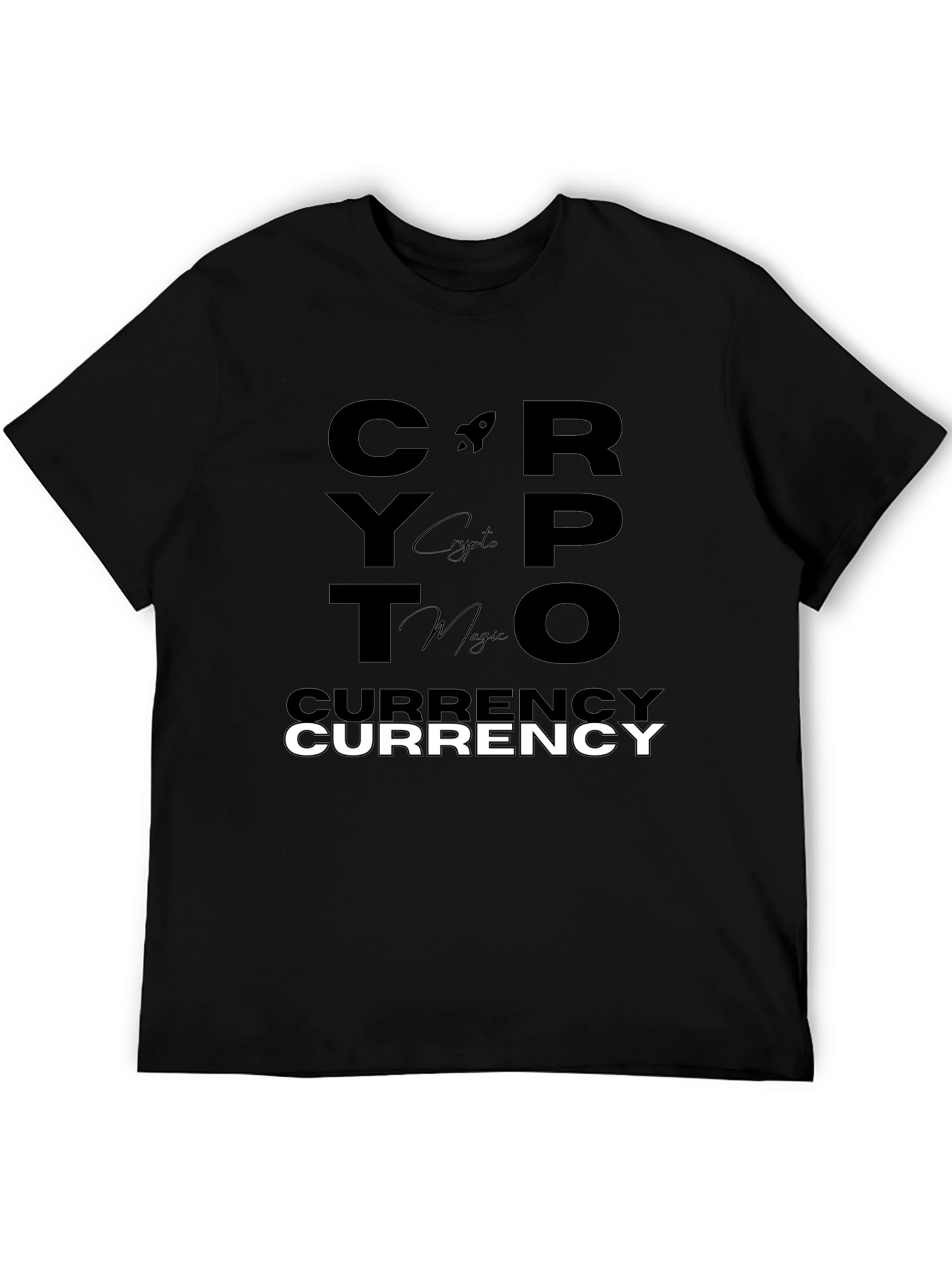 Crypto Currency T-Shirt - Black