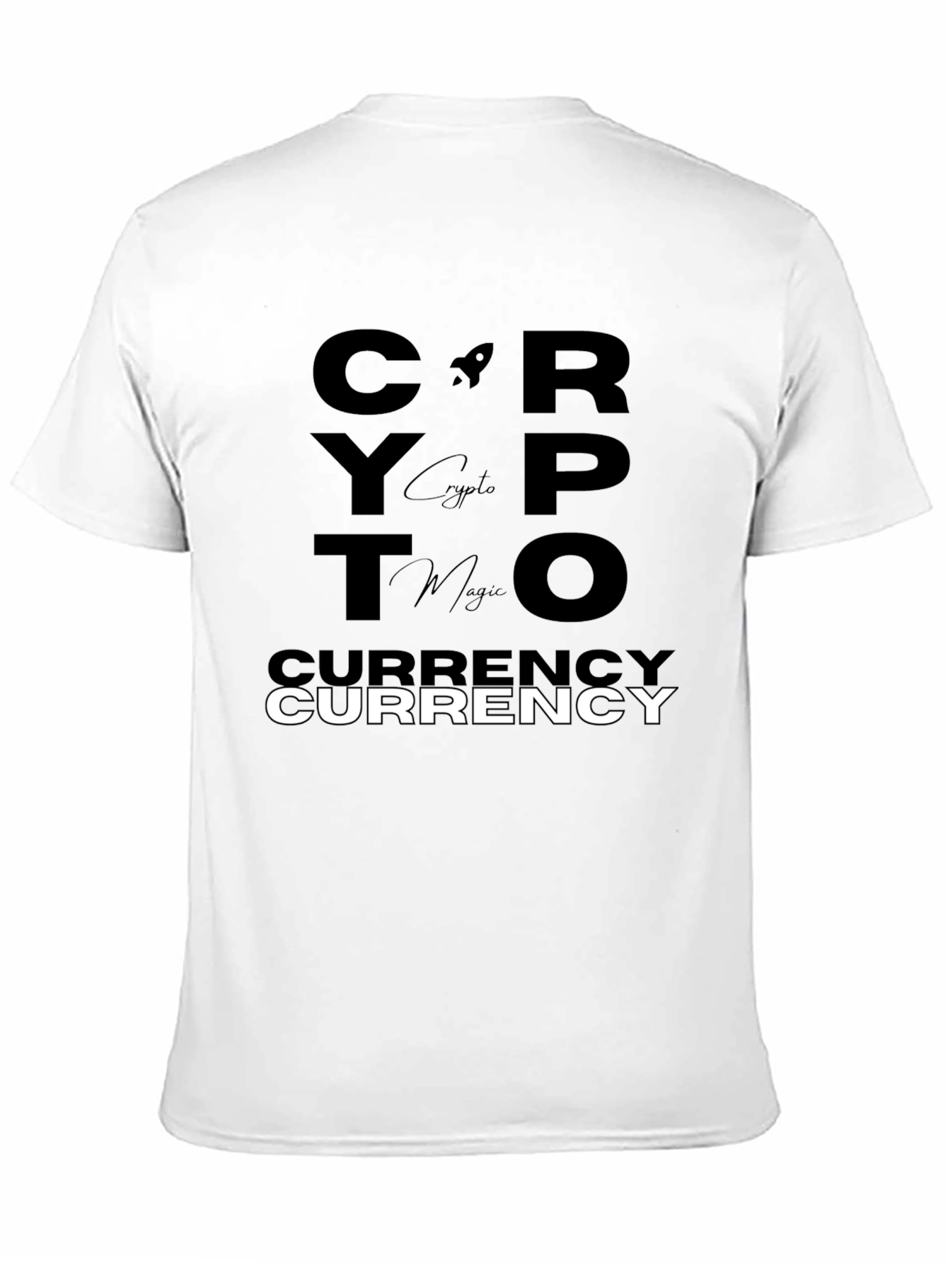 Crypto Currency T-Shirt - Black