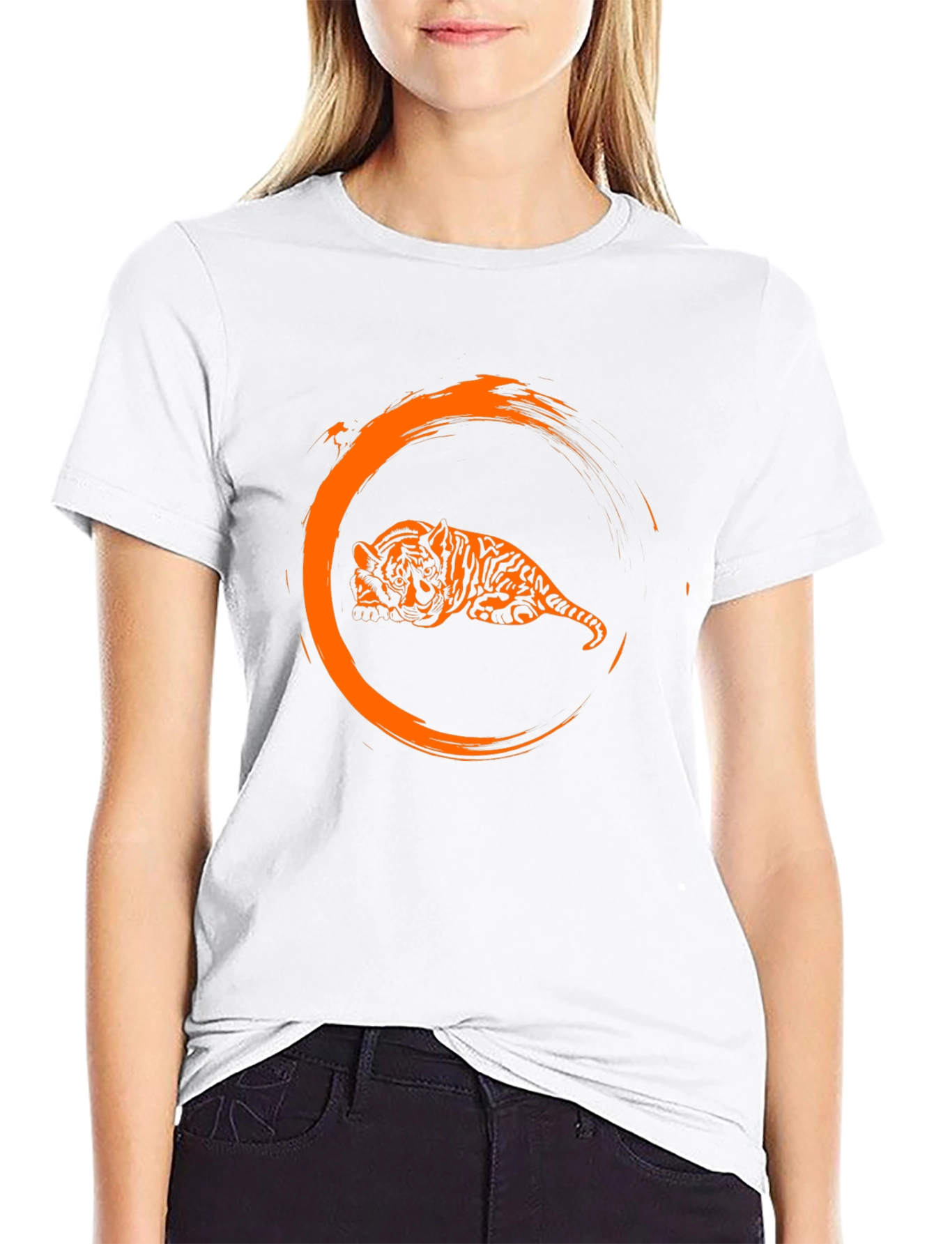Tiger Graphic Black T-Shirt
