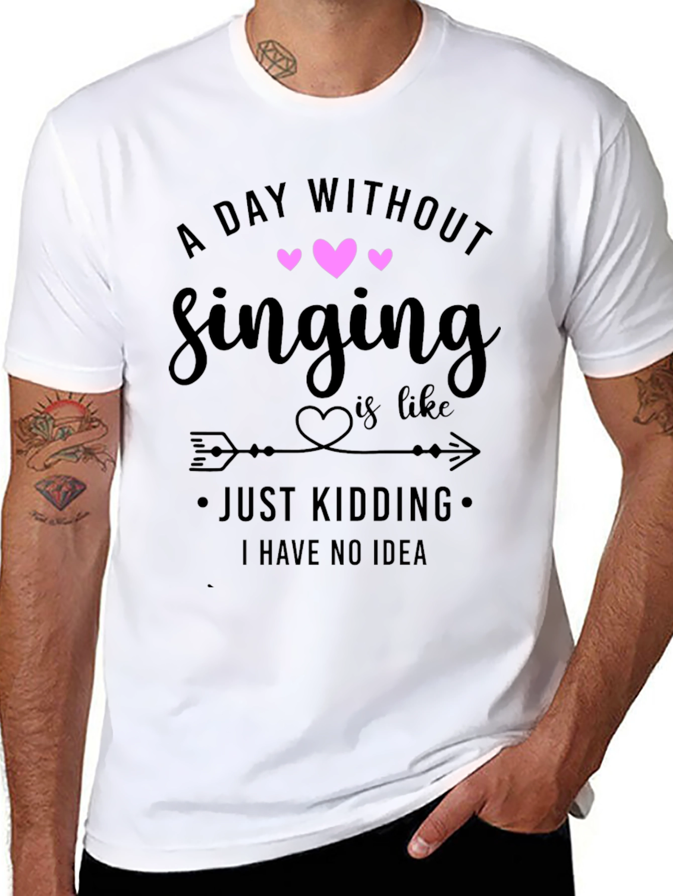 Singing T-Shirt: A Day Without Singing