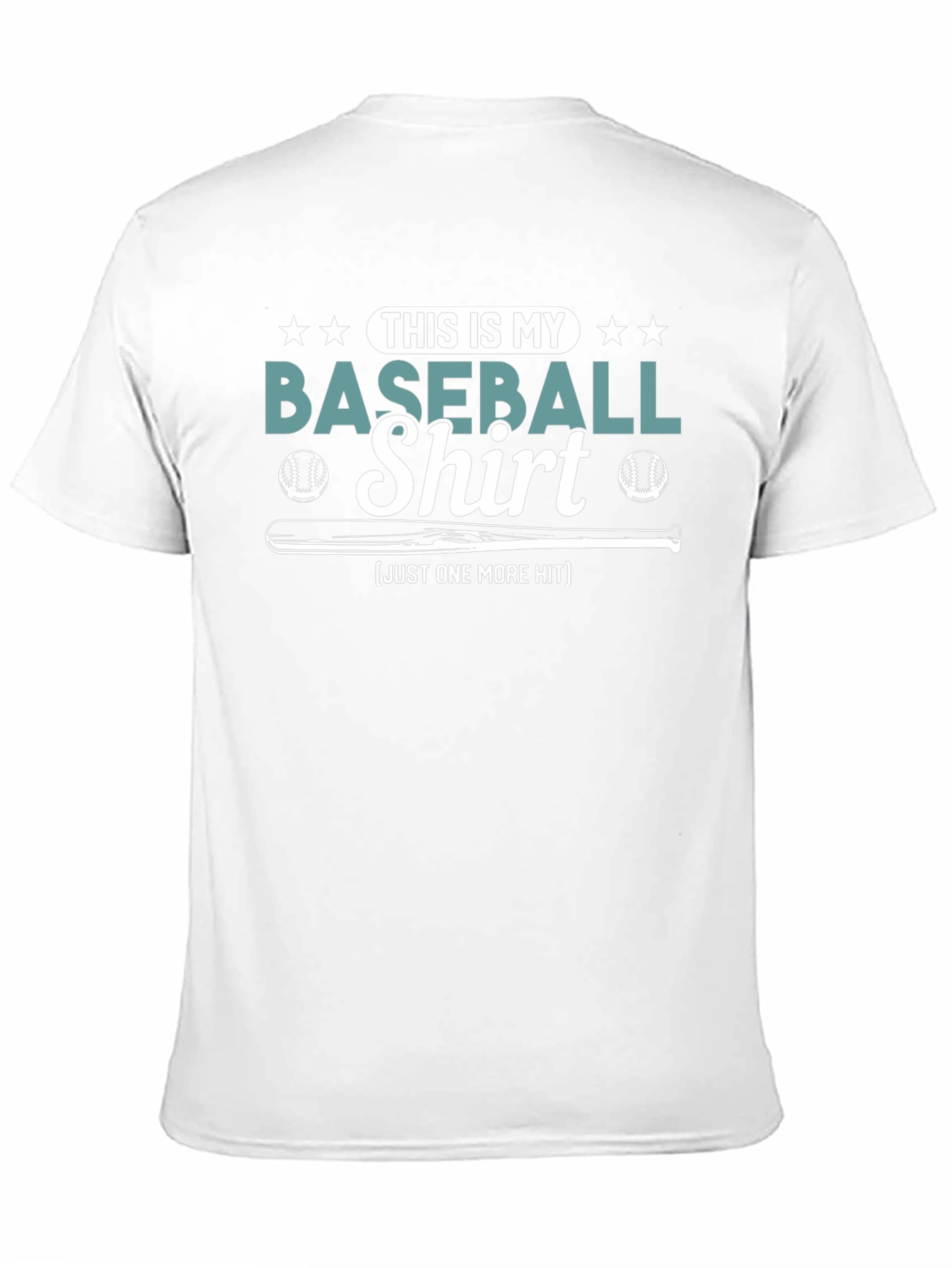 Baseball Shirt - Just One More Hit Tee