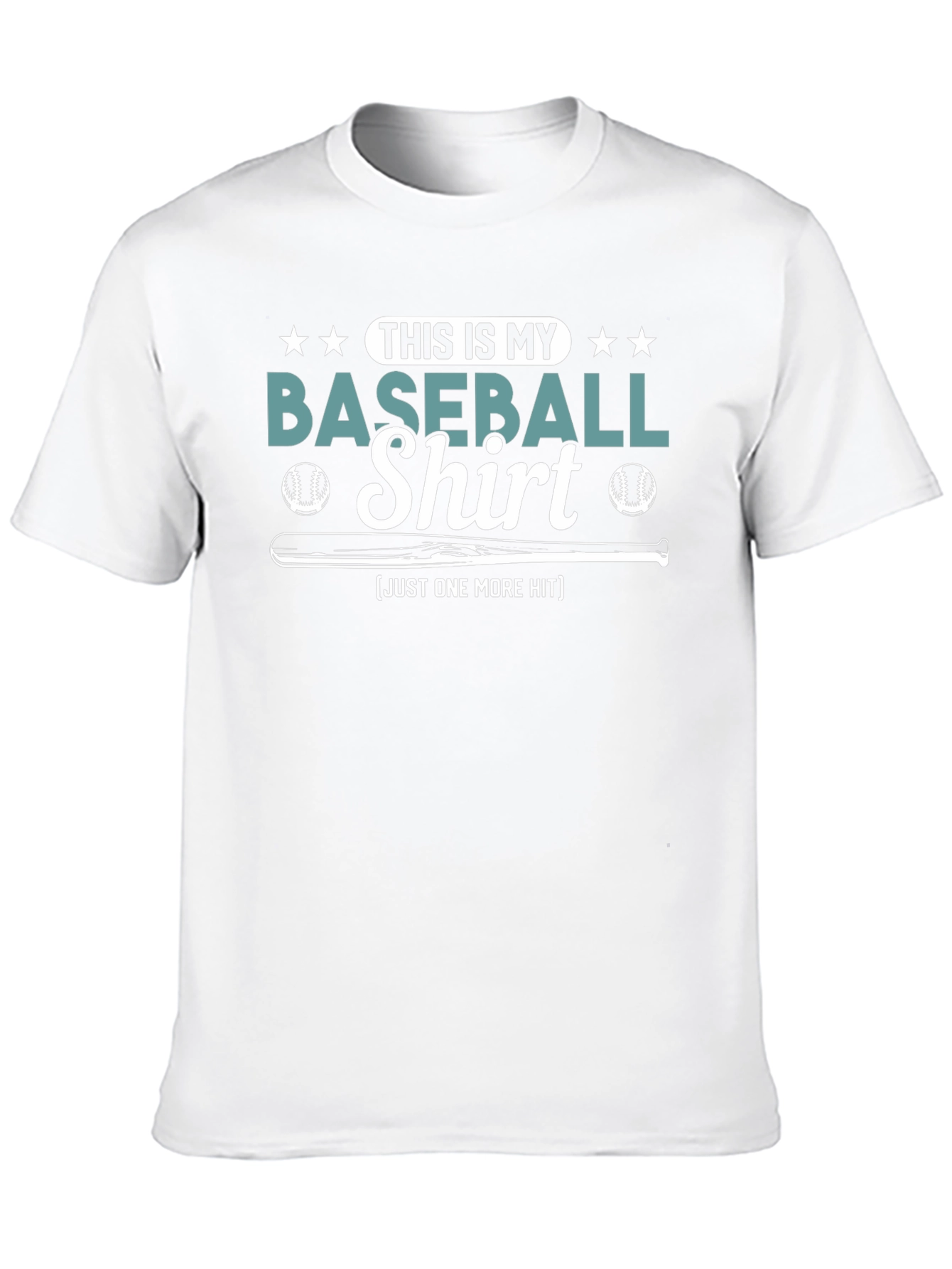Baseball Shirt - Just One More Hit Tee