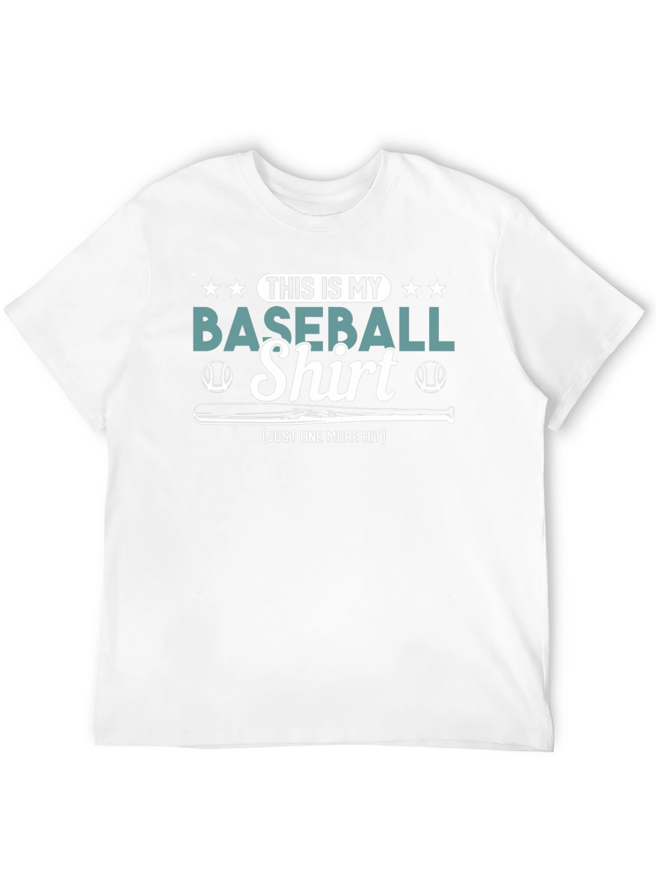 Baseball Shirt - Just One More Hit Tee