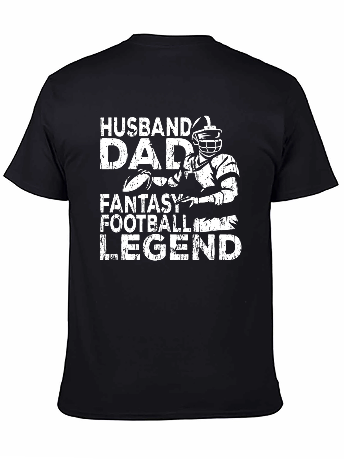Husband Dad Fantasy Football Legend Graphic Tee