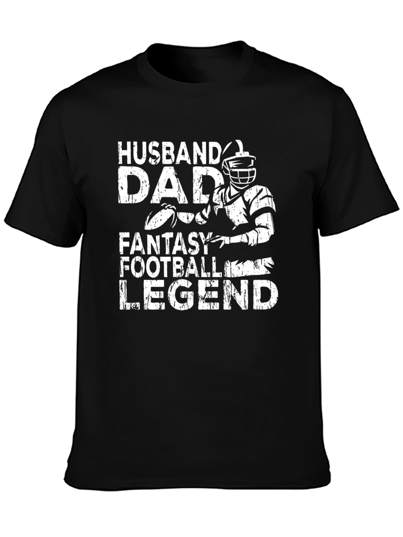 Husband Dad Fantasy Football Legend Graphic Tee