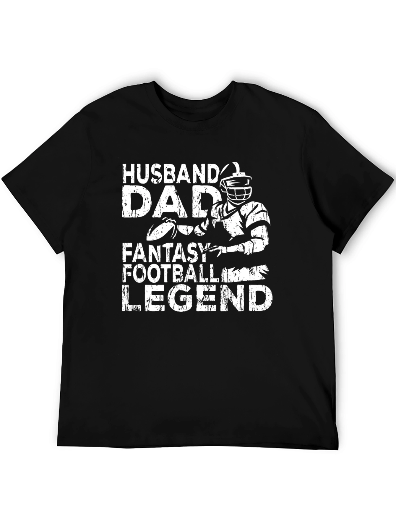 Husband Dad Fantasy Football Legend Graphic Tee