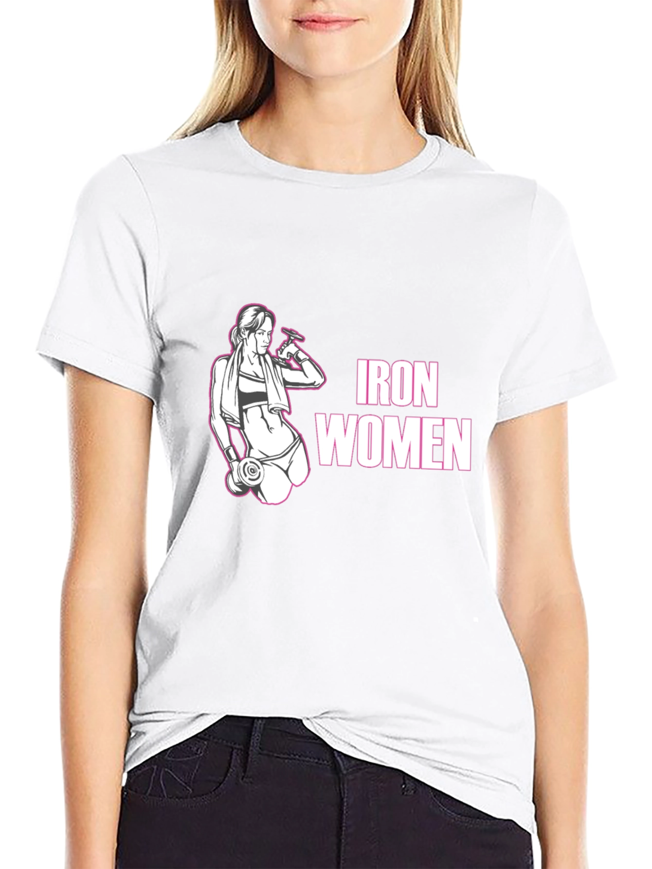Iron Women Graphic T-Shirt - Black