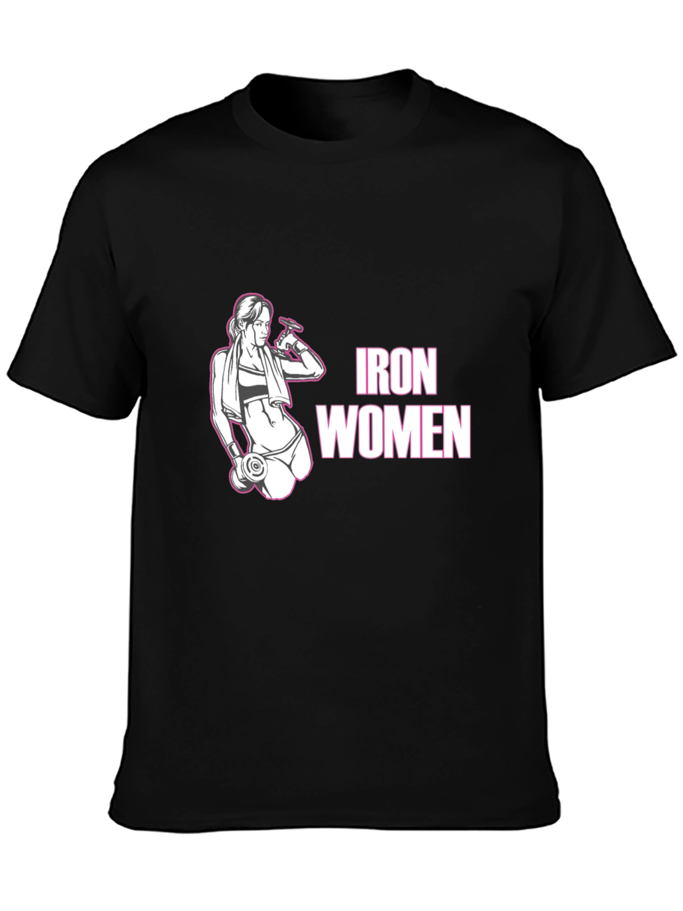 Iron Women Graphic T-Shirt - Black