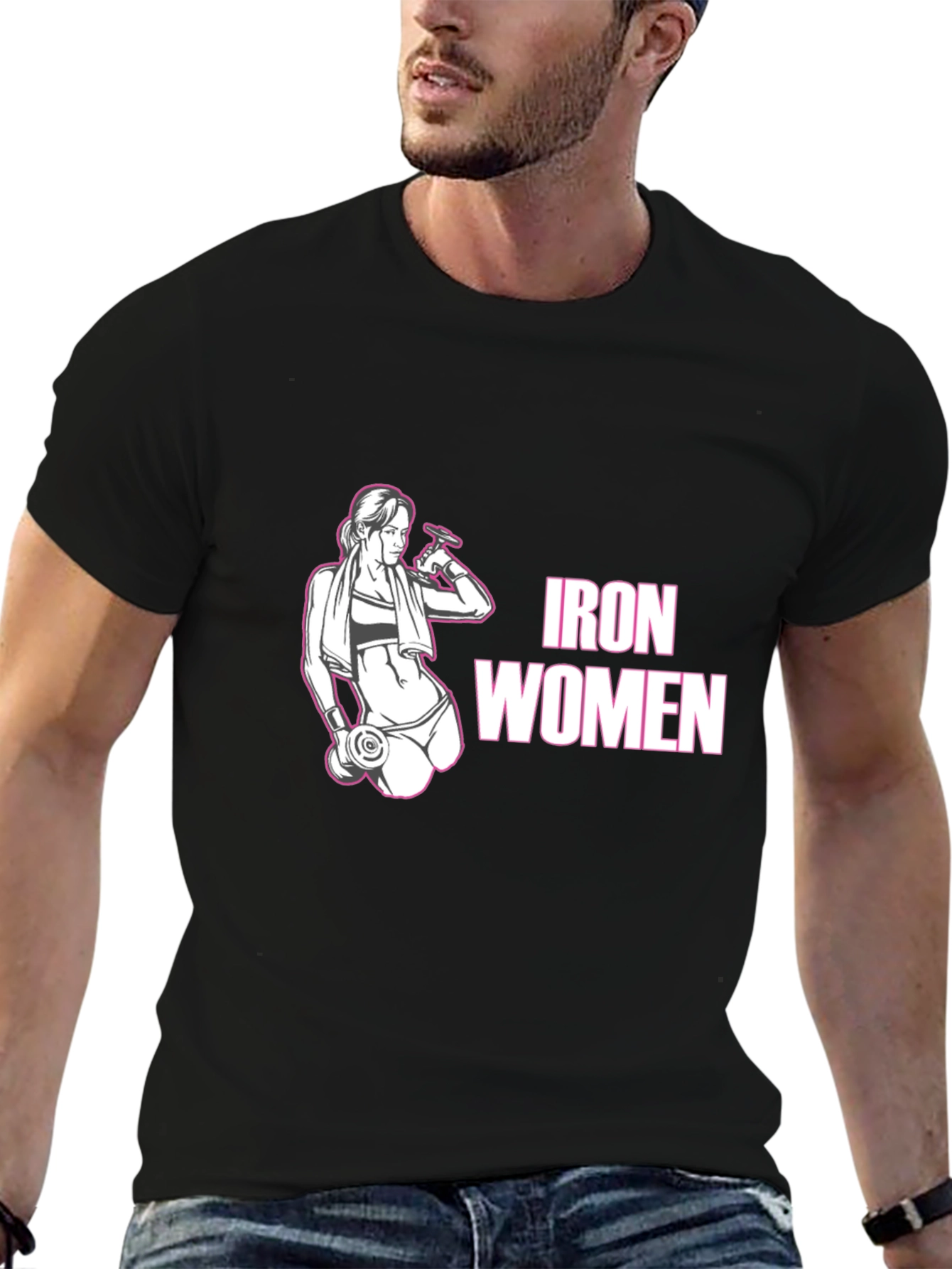 Iron Women Graphic T-Shirt - Black