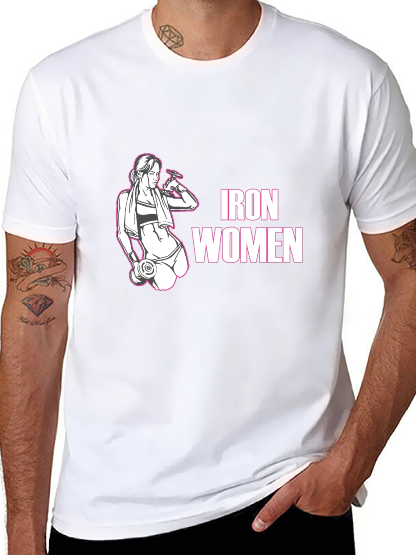 Iron Women Graphic T-Shirt - Black