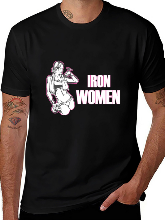 Iron Women Graphic T-Shirt - Black