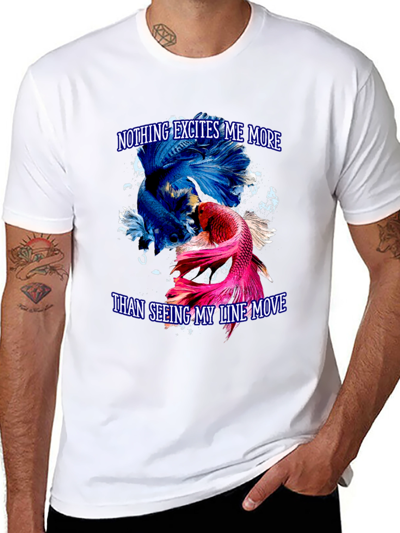 Fish Lover T-Shirt - Nothing Excites Me More