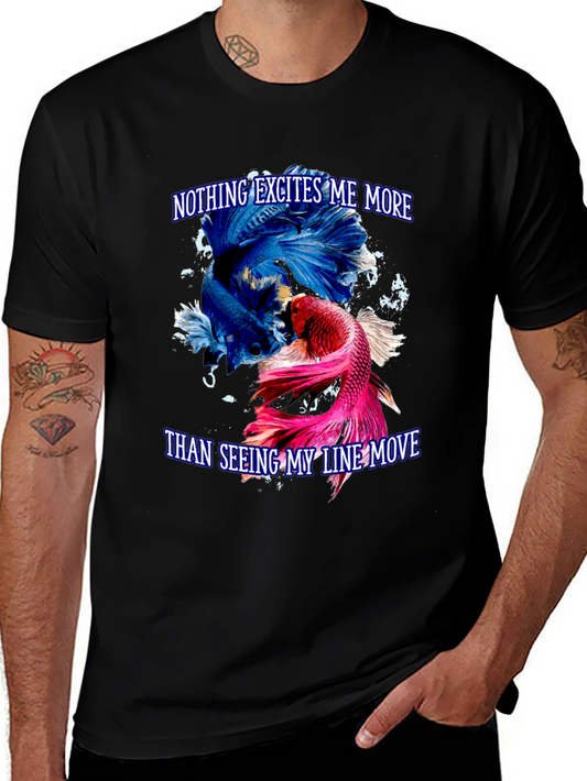 Fish Lover T-Shirt - Nothing Excites Me More