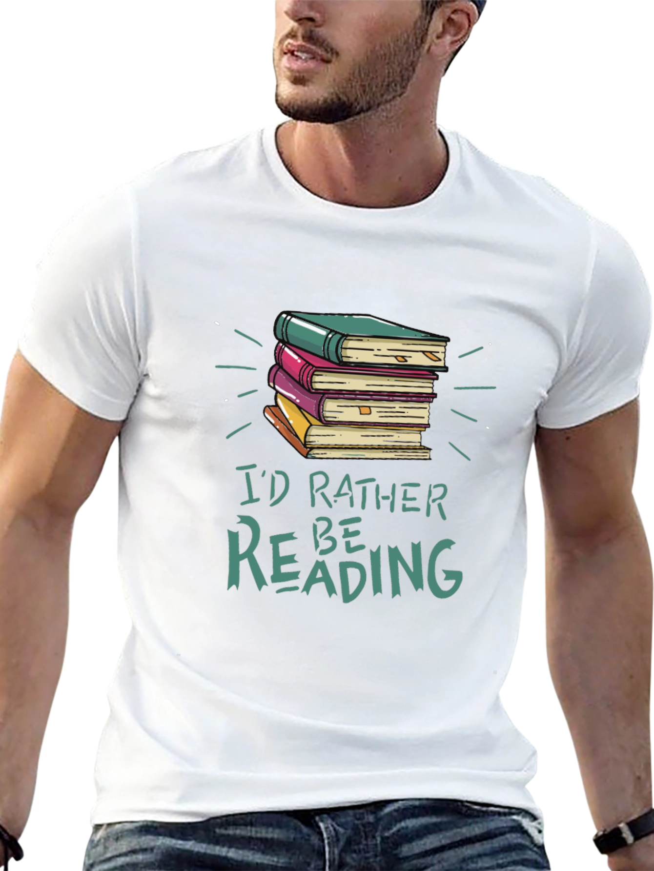 Id Rather Be Reading Book T-Shirt
