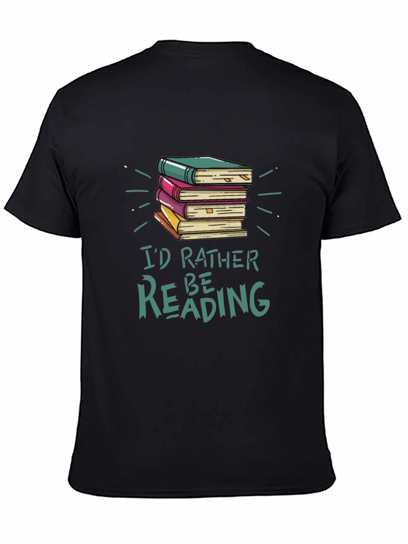 Id Rather Be Reading Book T-Shirt