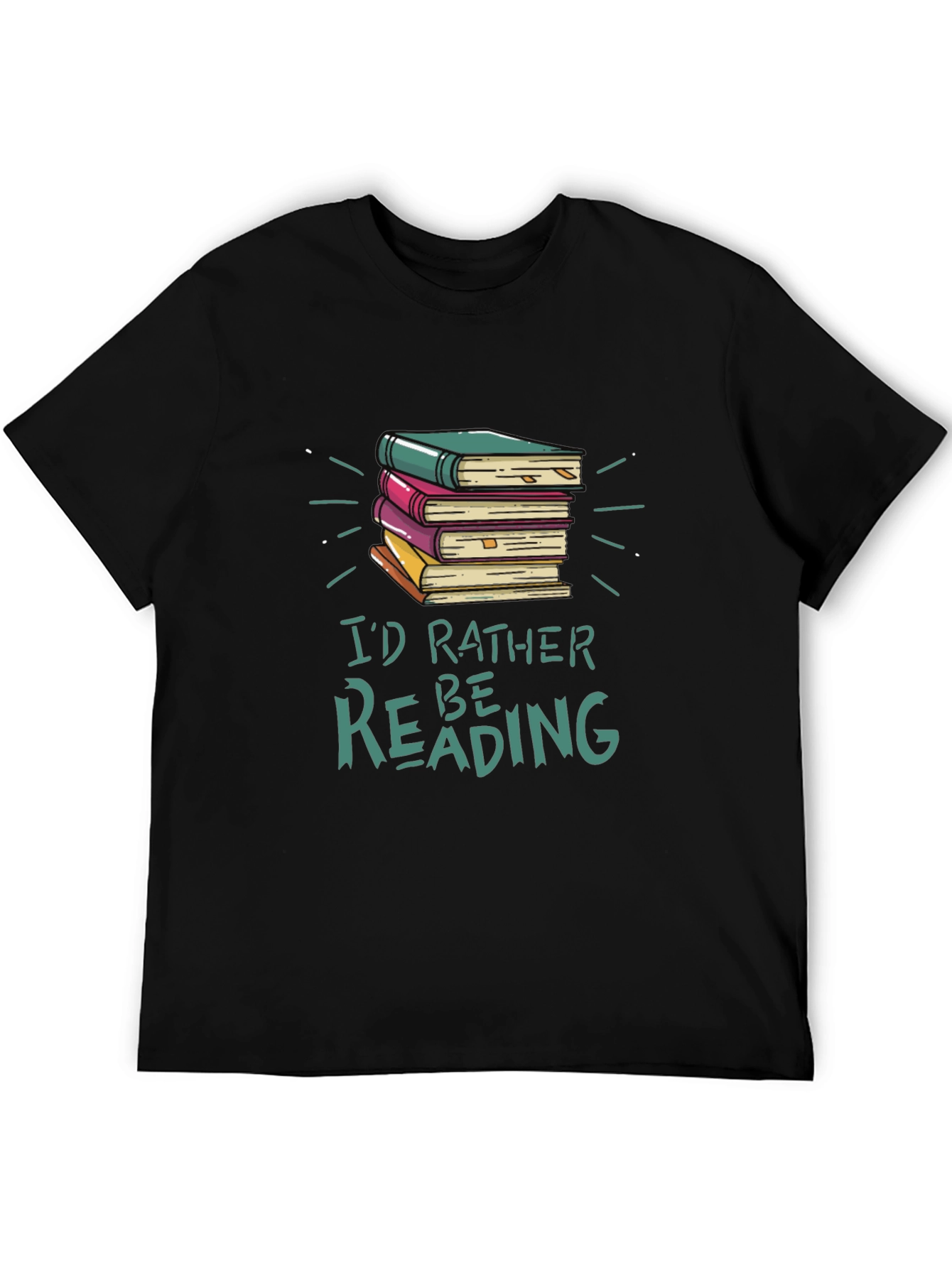 Id Rather Be Reading Book T-Shirt