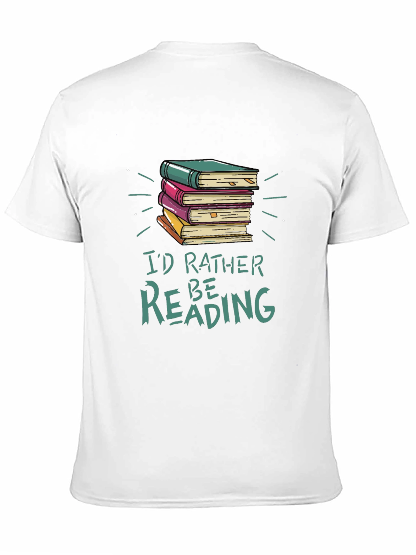 Id Rather Be Reading Book T-Shirt