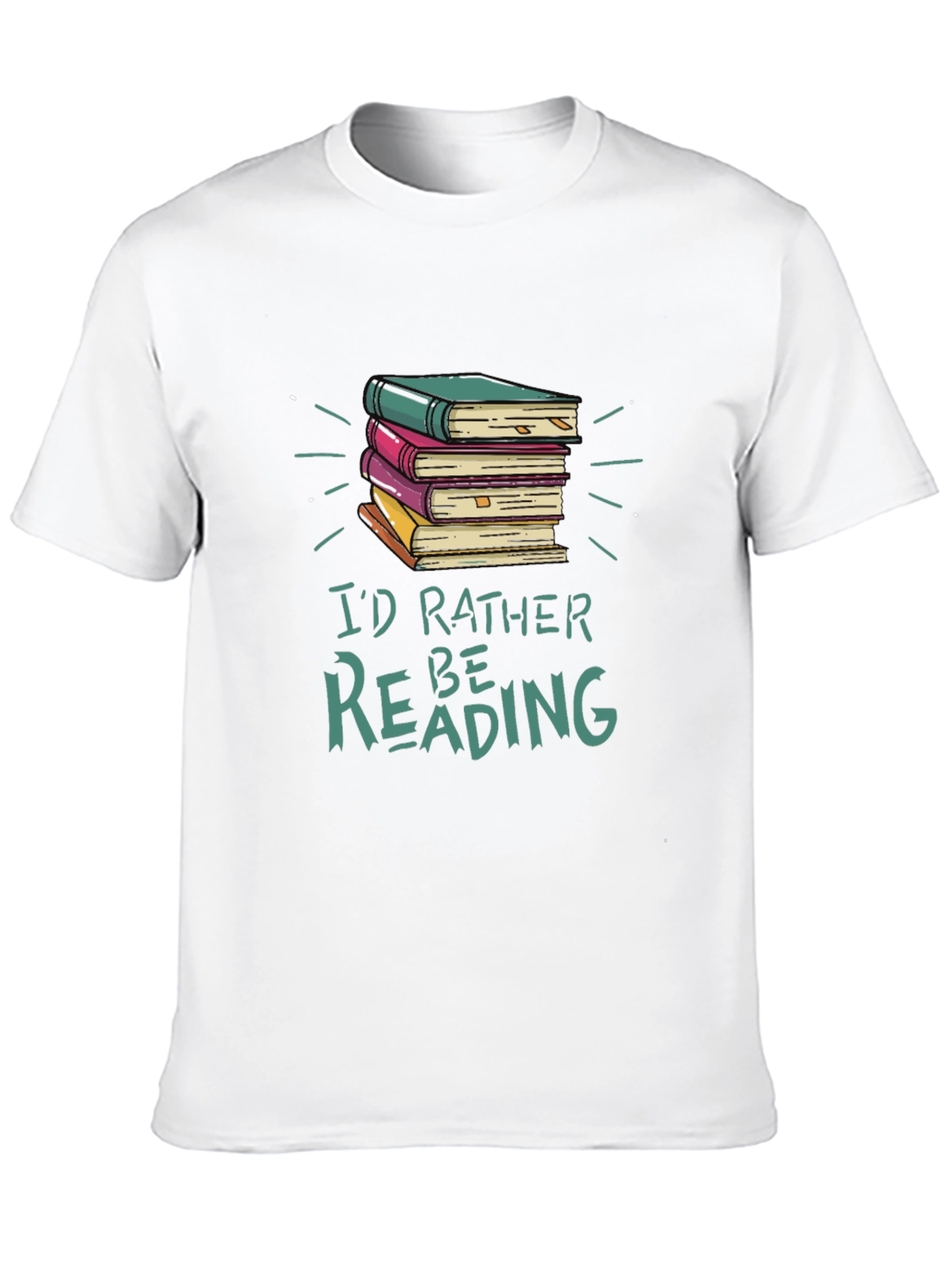 Id Rather Be Reading Book T-Shirt
