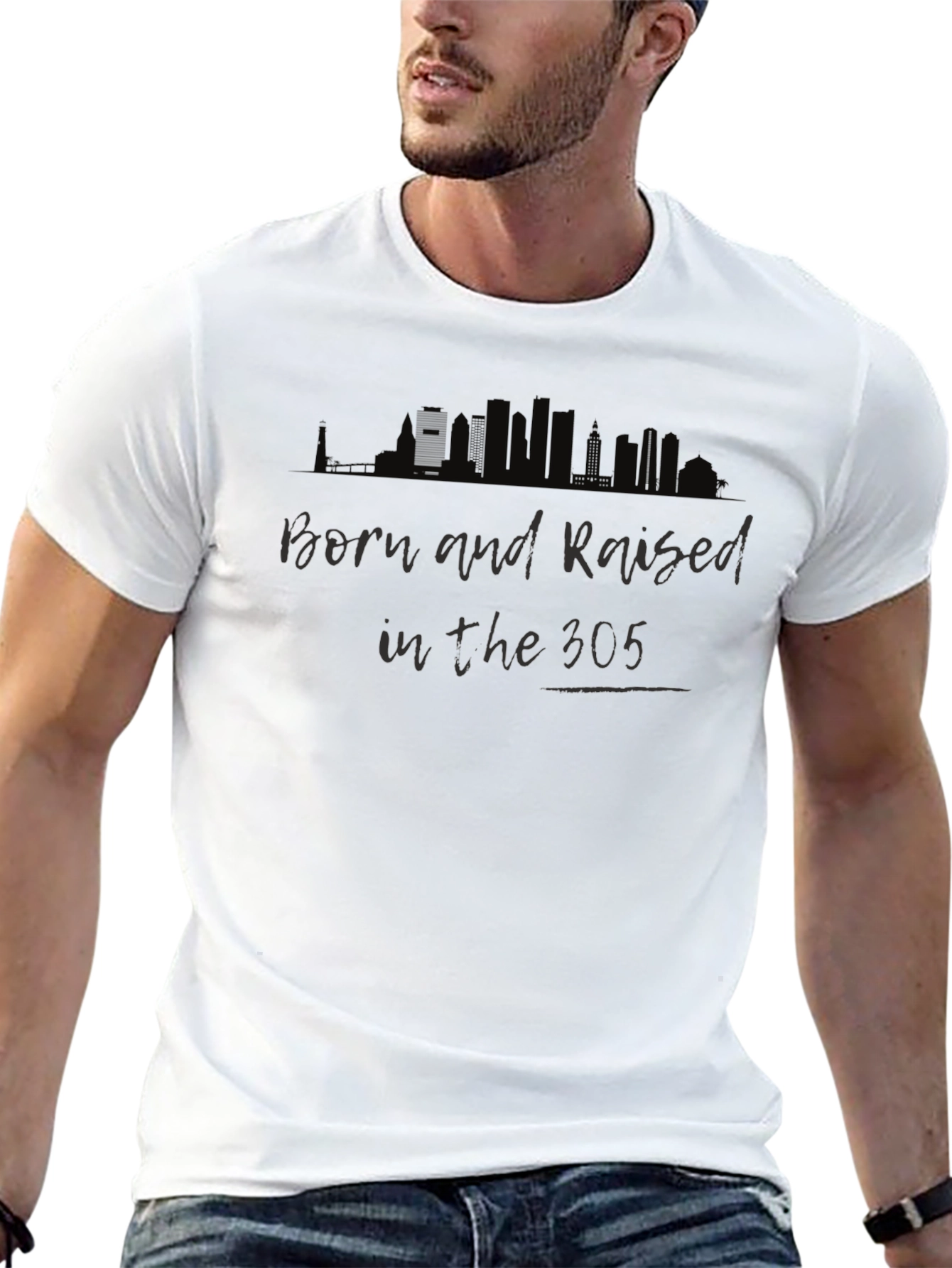Born and Raised in the 305 Tee