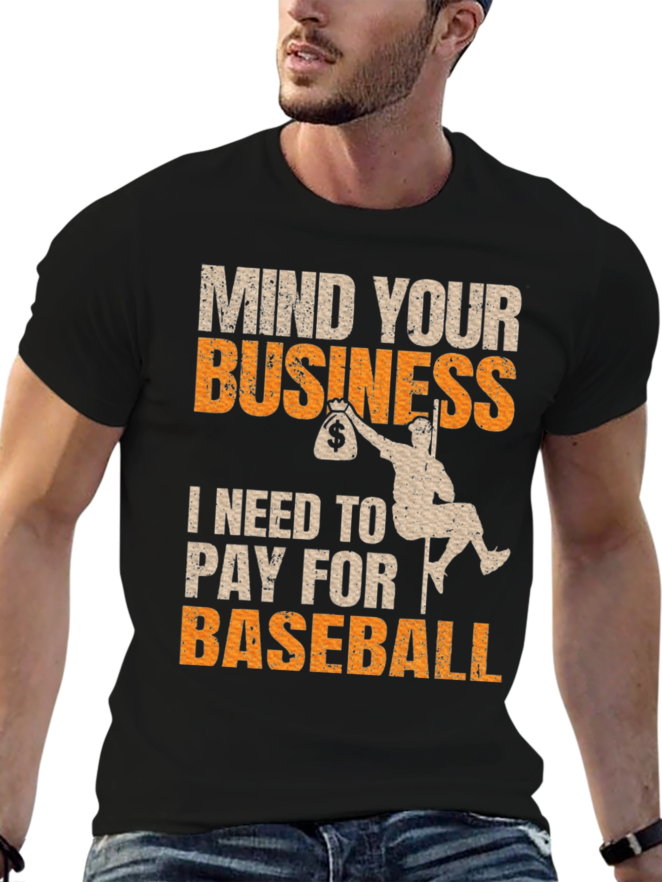 Mind Your Business Baseball T-Shirt