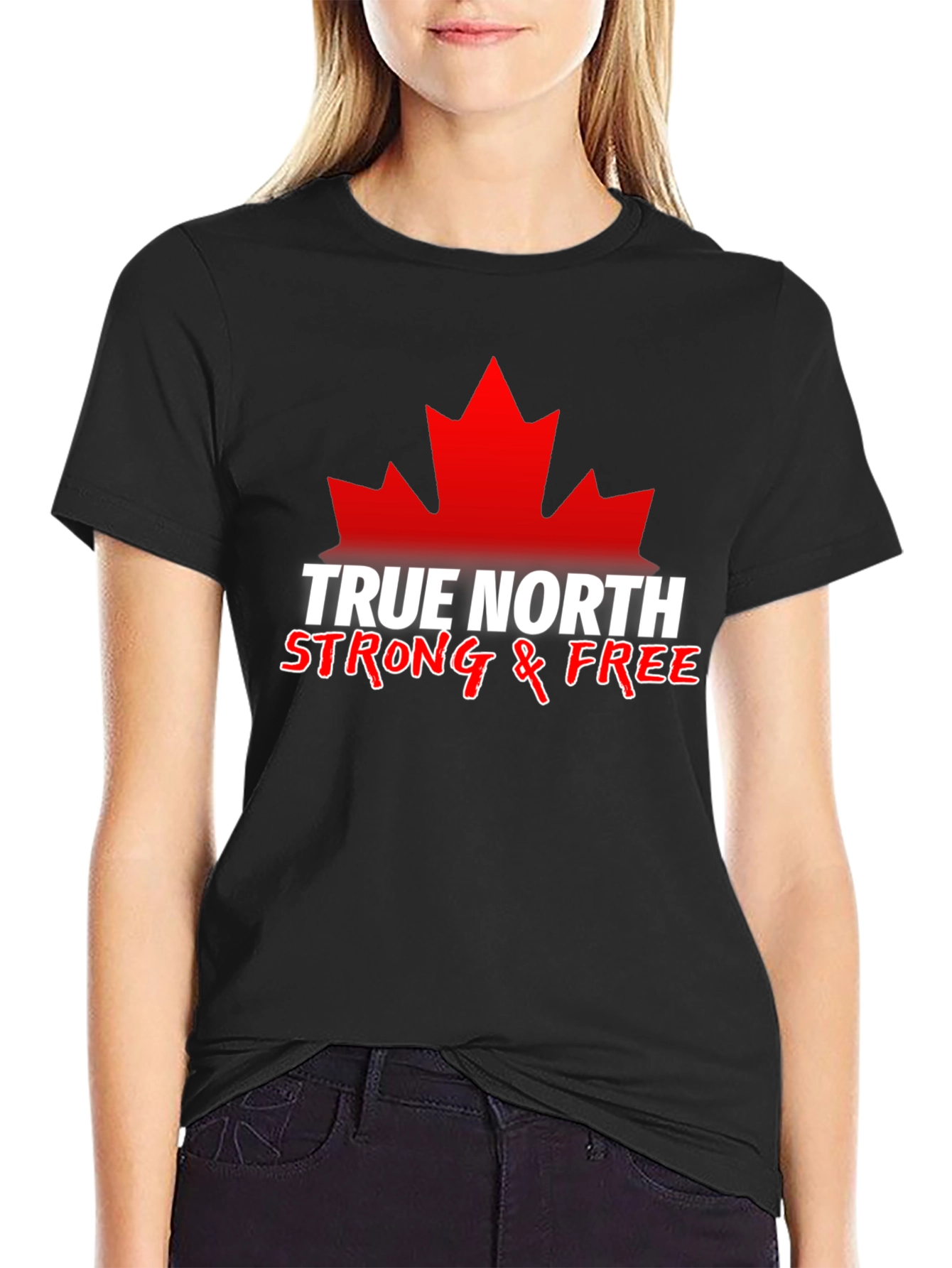 True North Strong & Free Graphic Tee