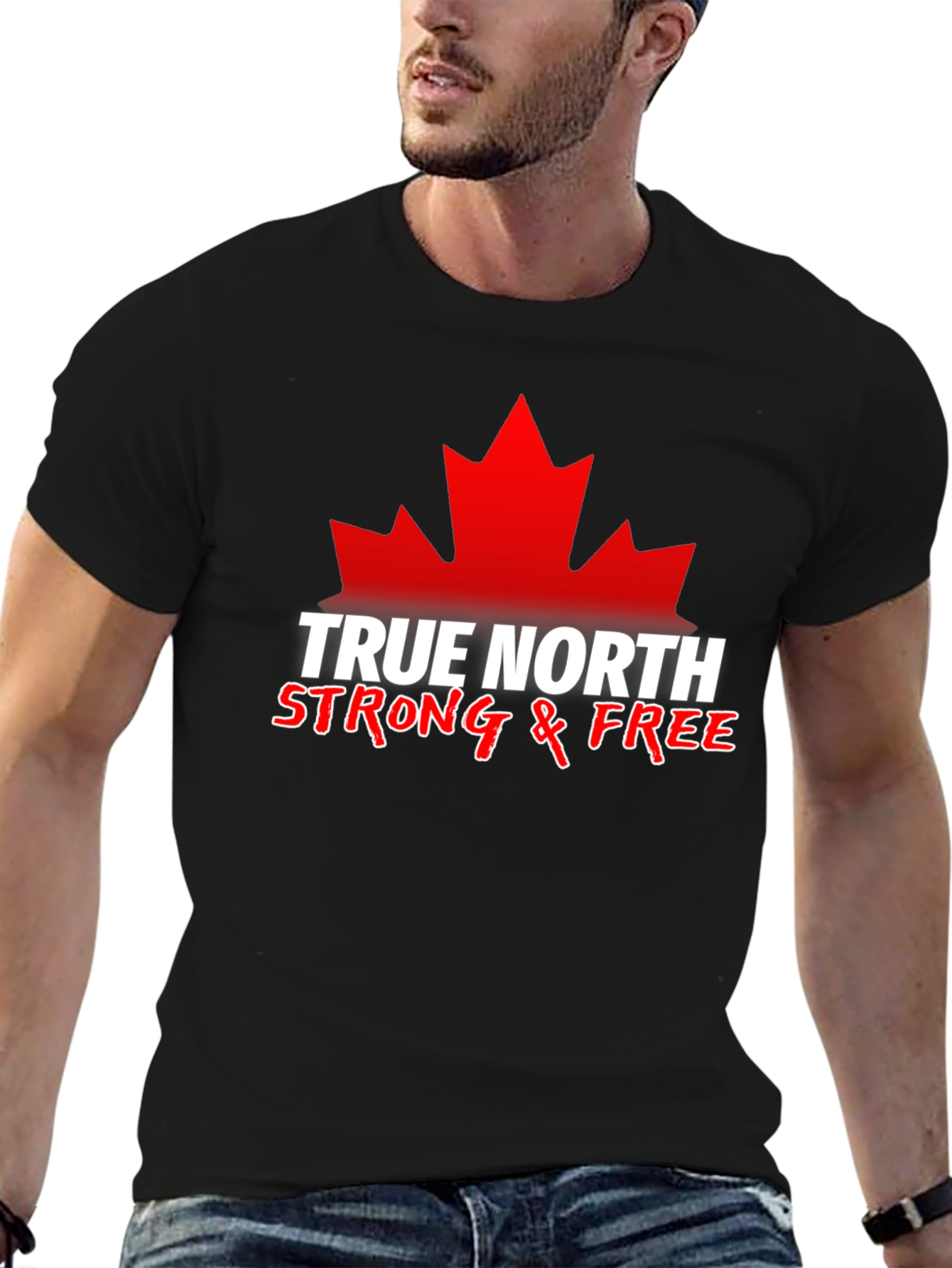 True North Strong & Free Graphic Tee