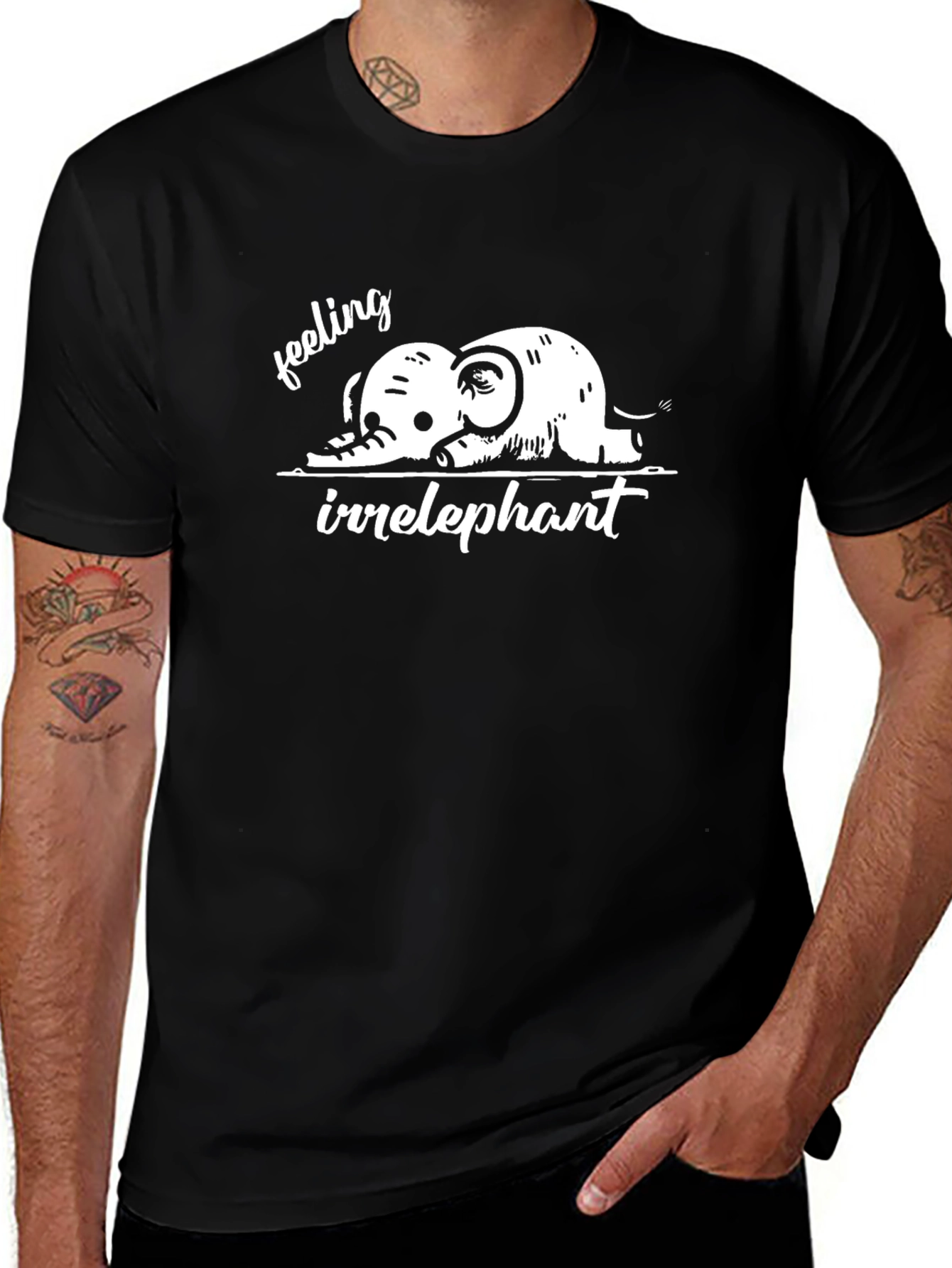 Irrelephant Graphic Tee - Feeling Funny Elephant T-Shirt
