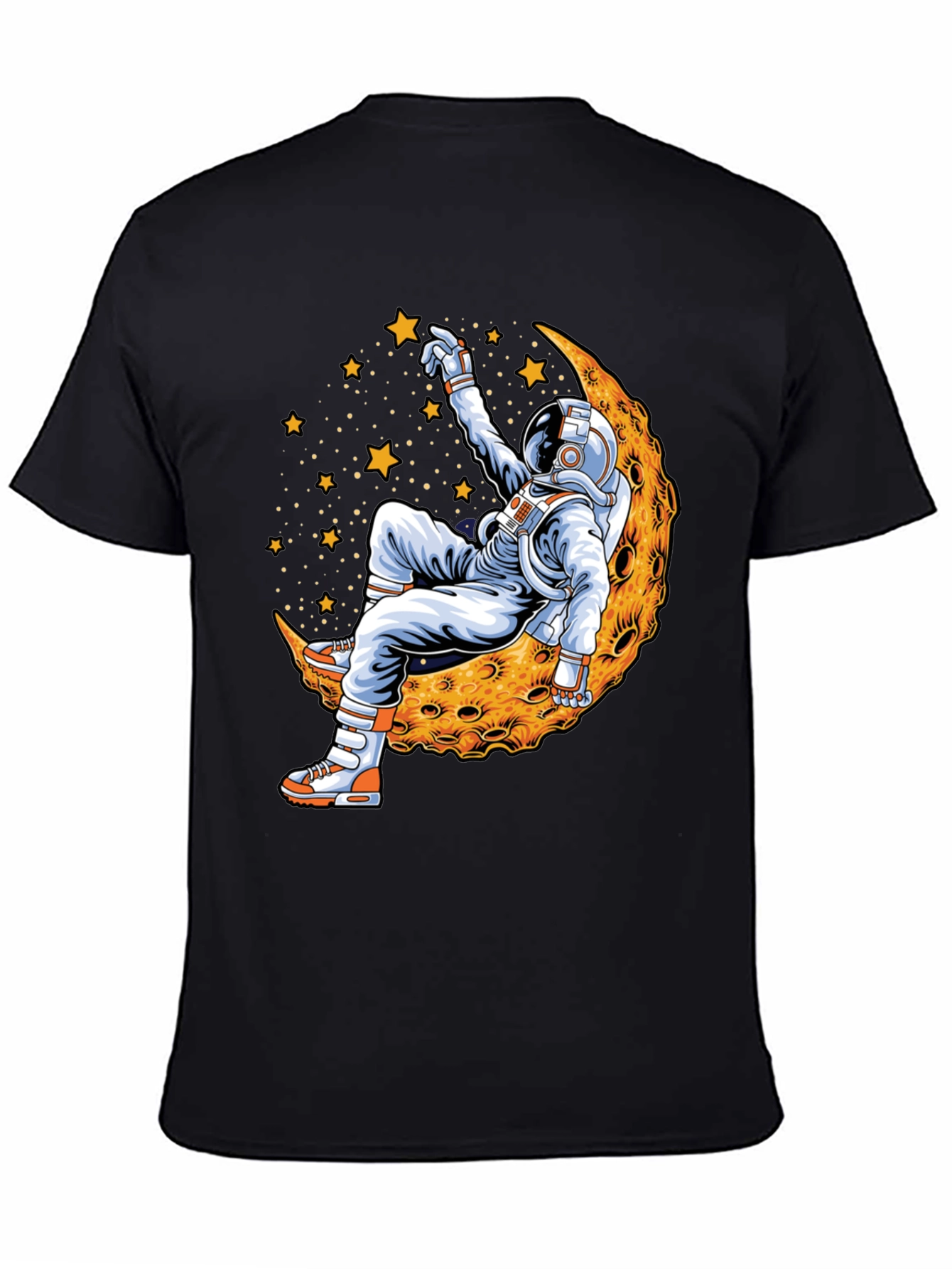 Astronaut Moon Landing Graphic T-Shirt
