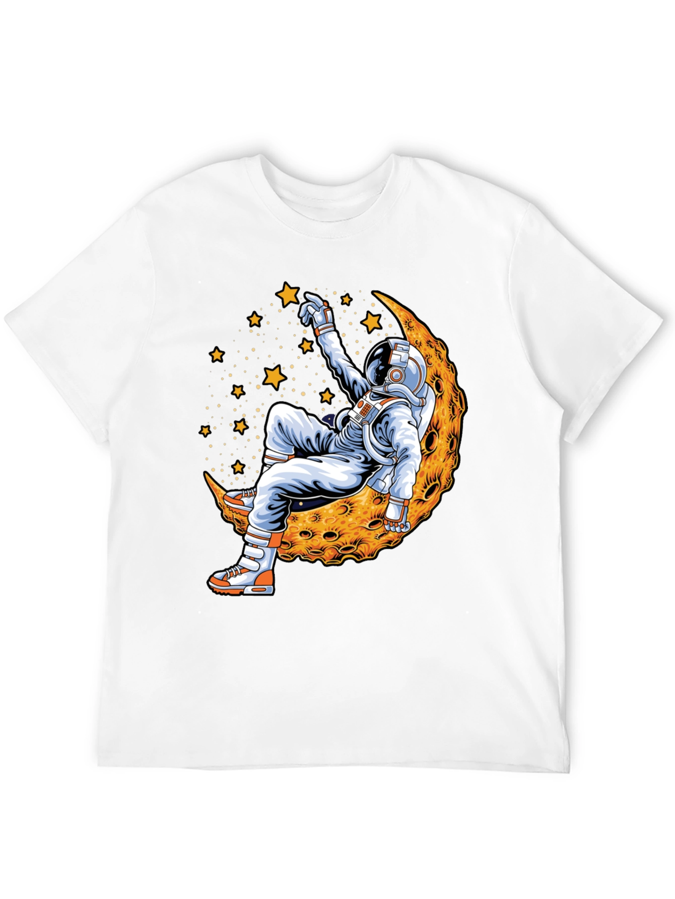 Astronaut Moon Landing Graphic T-Shirt