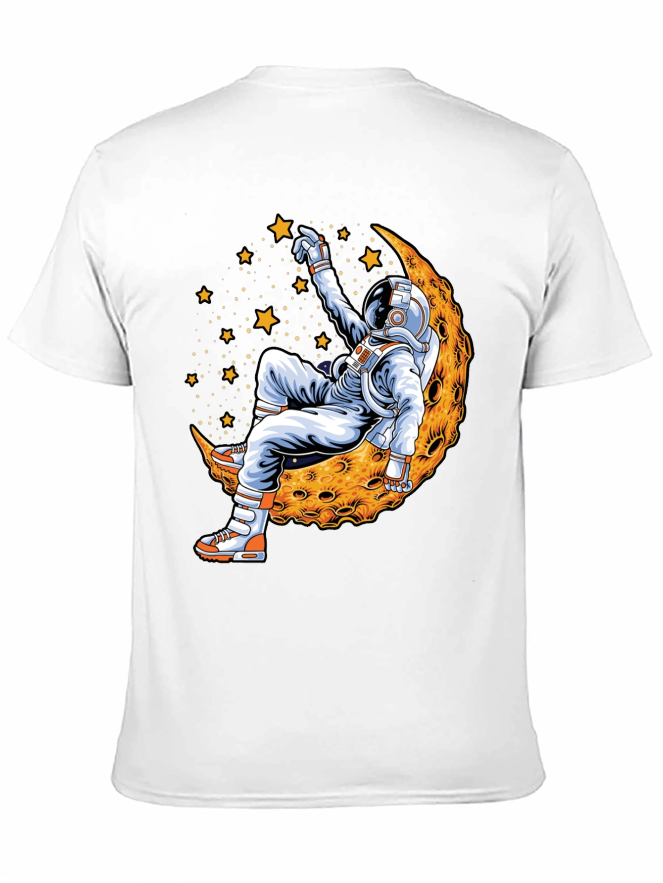 Astronaut Moon Landing Graphic T-Shirt