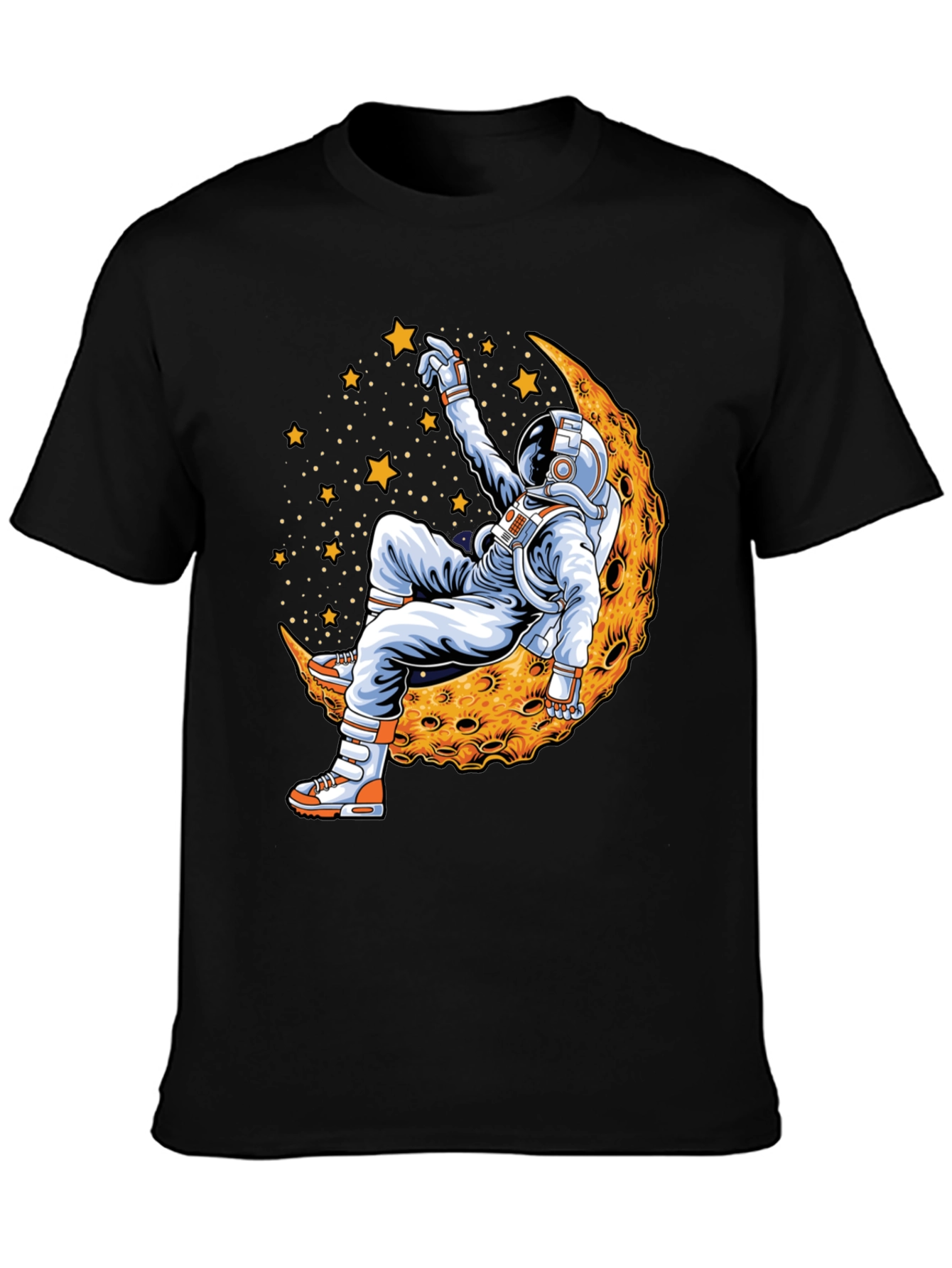 Astronaut Moon Landing Graphic T-Shirt