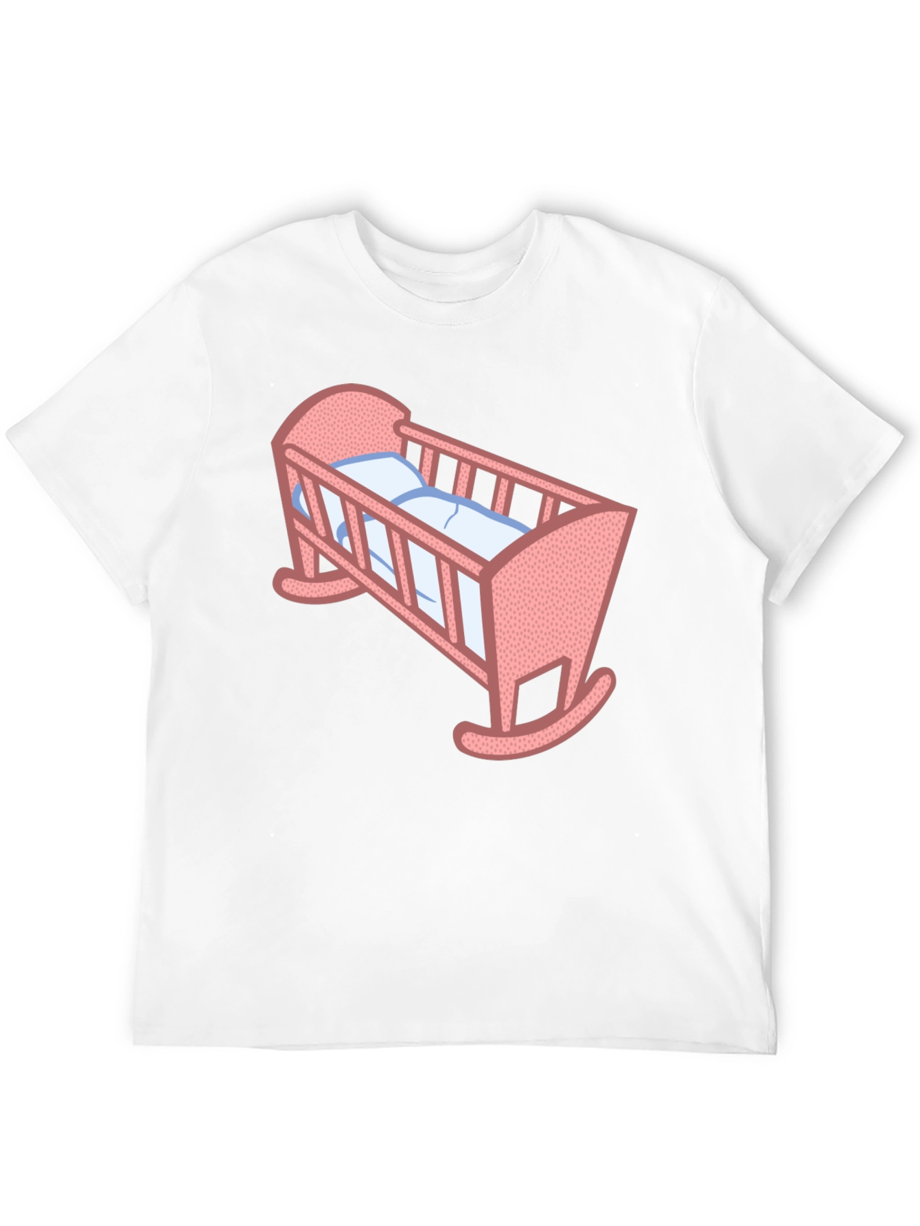 Baby Crib Graphic T-Shirt - Cute Parent Tee