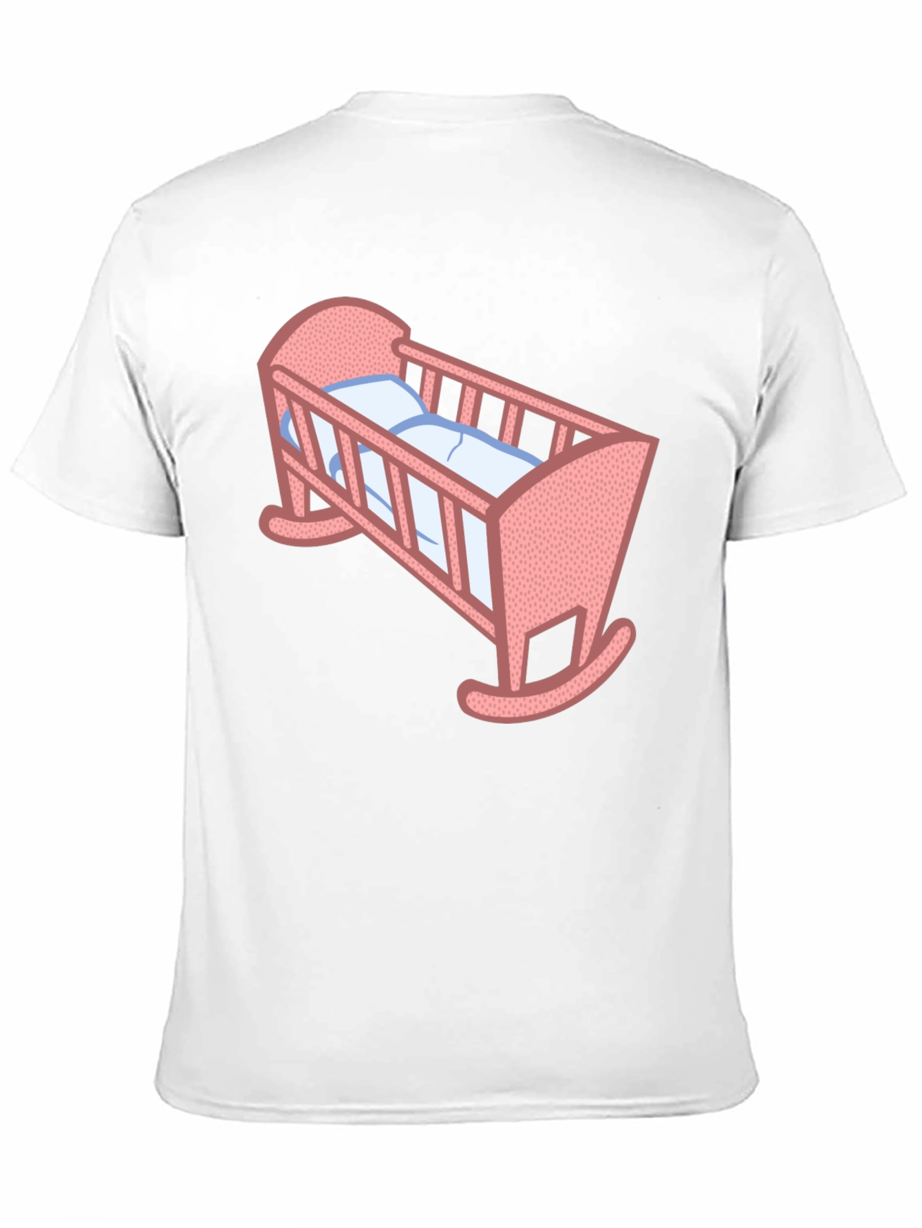 Baby Crib Graphic T-Shirt - Cute Parent Tee