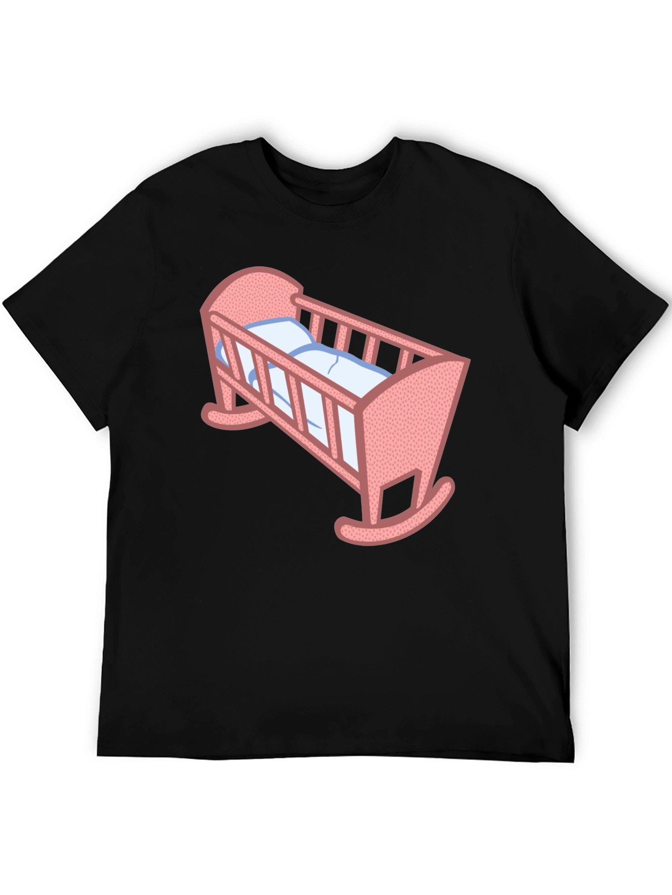 Baby Crib Graphic T-Shirt - Cute Parent Tee