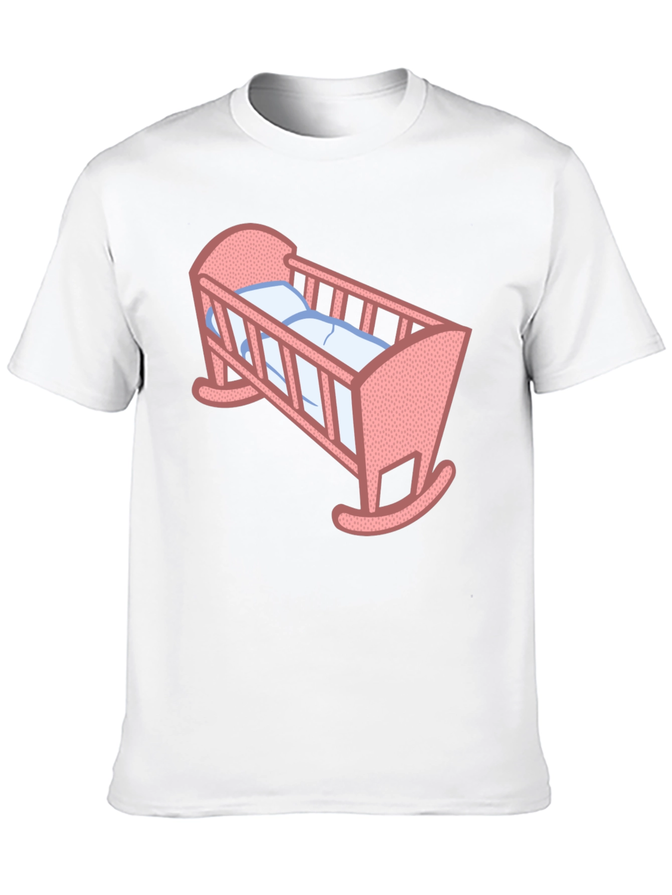 Baby Crib Graphic T-Shirt - Cute Parent Tee